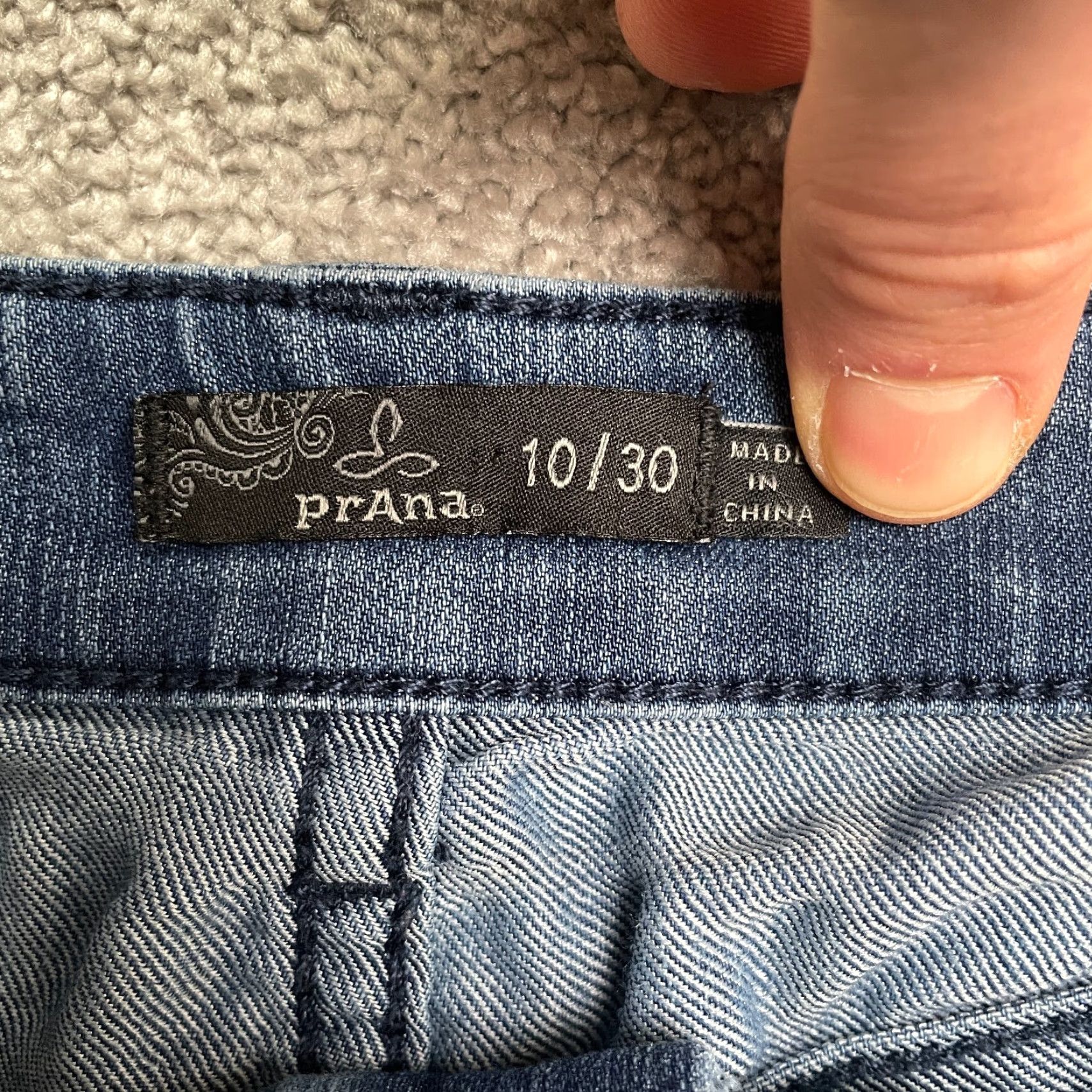 Prana Prana Kara Denim Jeans Womens 10 Blue Medium Wash Mid Rise Straight Cotton JeansSize 10 Regular Womens Boys Girls? Size 32" / US 10 / IT 46 - 5 Thumbnail