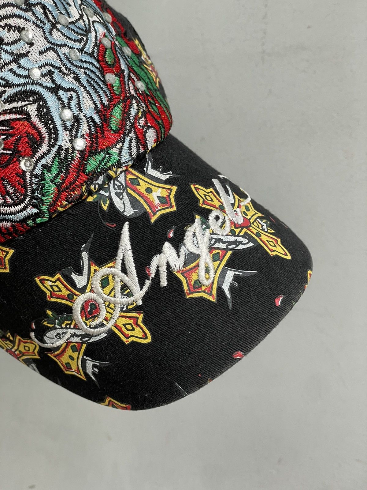 Ed Hardy Edhardy style japanese big logo hat cap y2k Size ONE SIZE - 5 Thumbnail