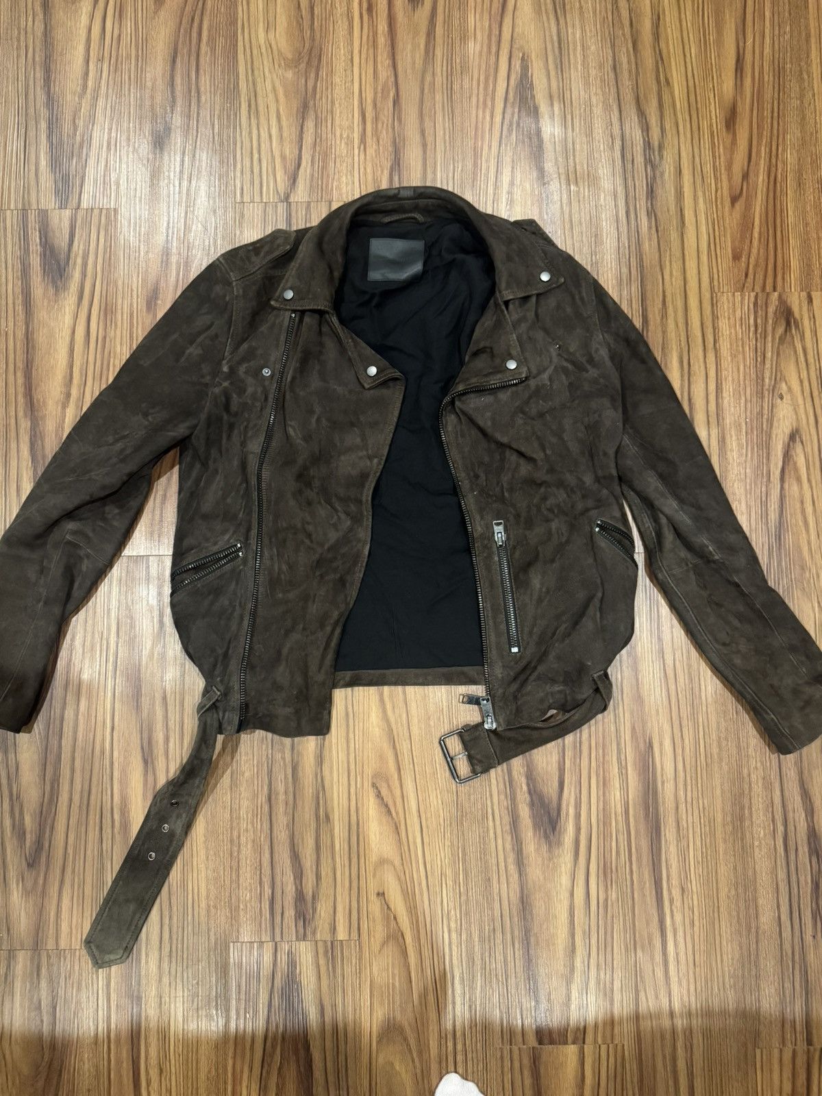Allsaints Allsaints Suede Jacket Size US XS / EU 42 / 0 - 2 Thumbnail
