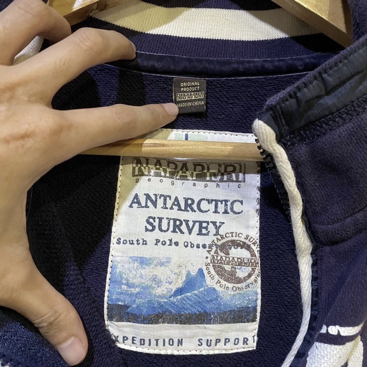 Napapijri × Vintage Napapijri Antartic Survey Sweater Size US M / EU 48-50 / 2 - 6 Thumbnail
