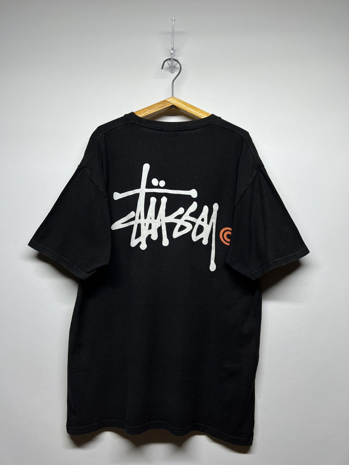 Stussy Vintage Y2k Stussy 🖤 Faded Big Logo T-Shirt 00’s Size US M / EU 48-50 / 2 - 4 Thumbnail