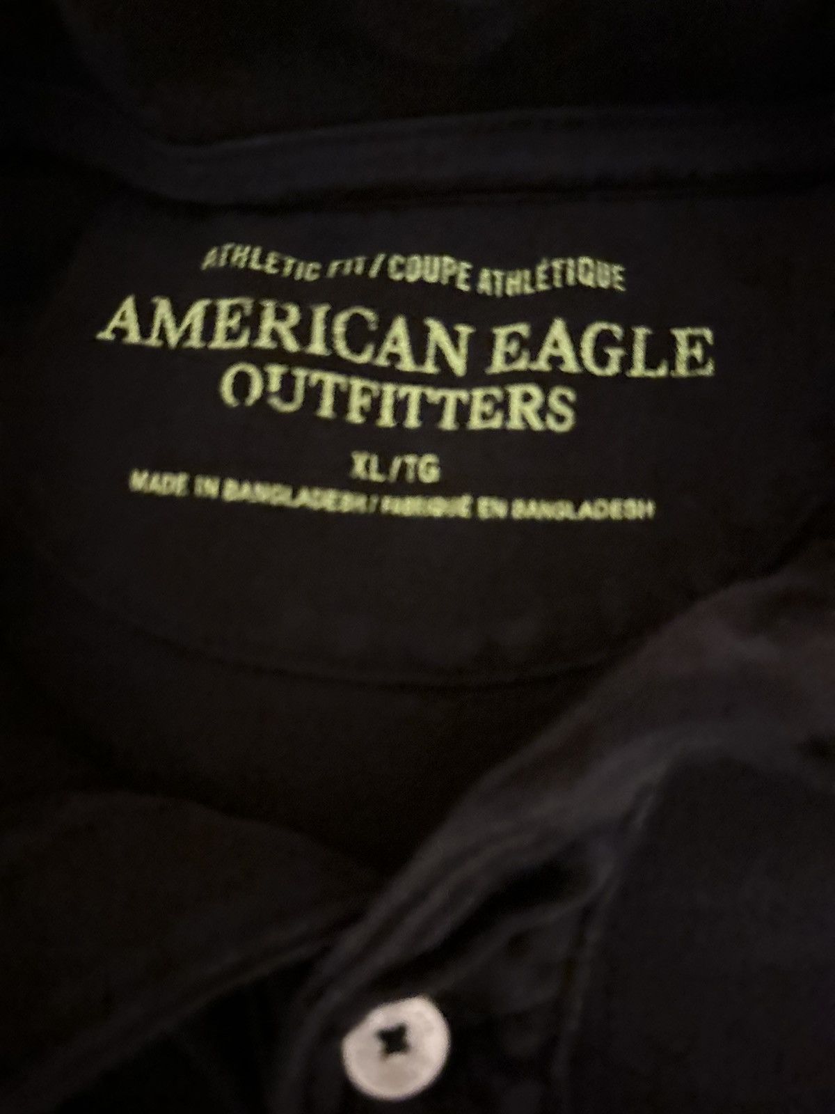 American Eagle Outfitters Neon Green American Eagle Polo Size US XL / EU 56 / 4 - 3 Thumbnail