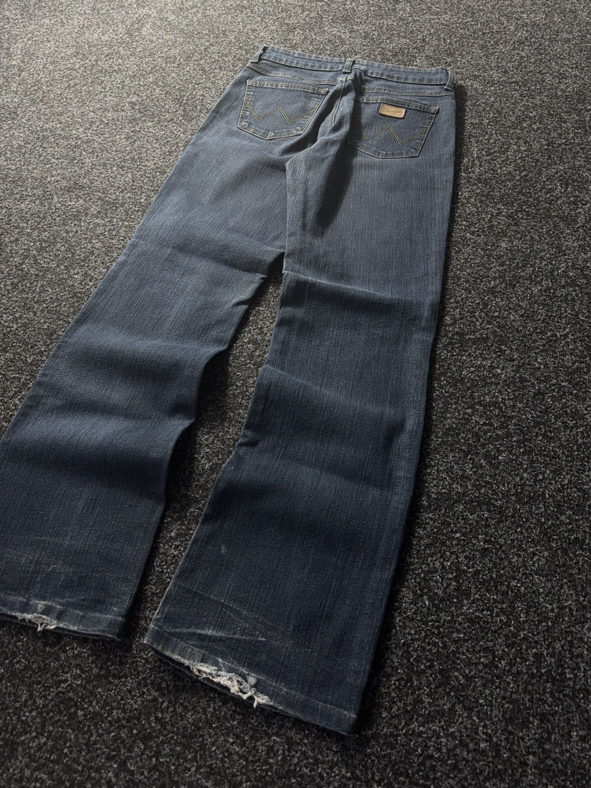 Japanese Brand × Wrangler Vintage 90s Bootcut USA Wrangler denim pants jeans Y2K Size 29" - 10 Thumbnail