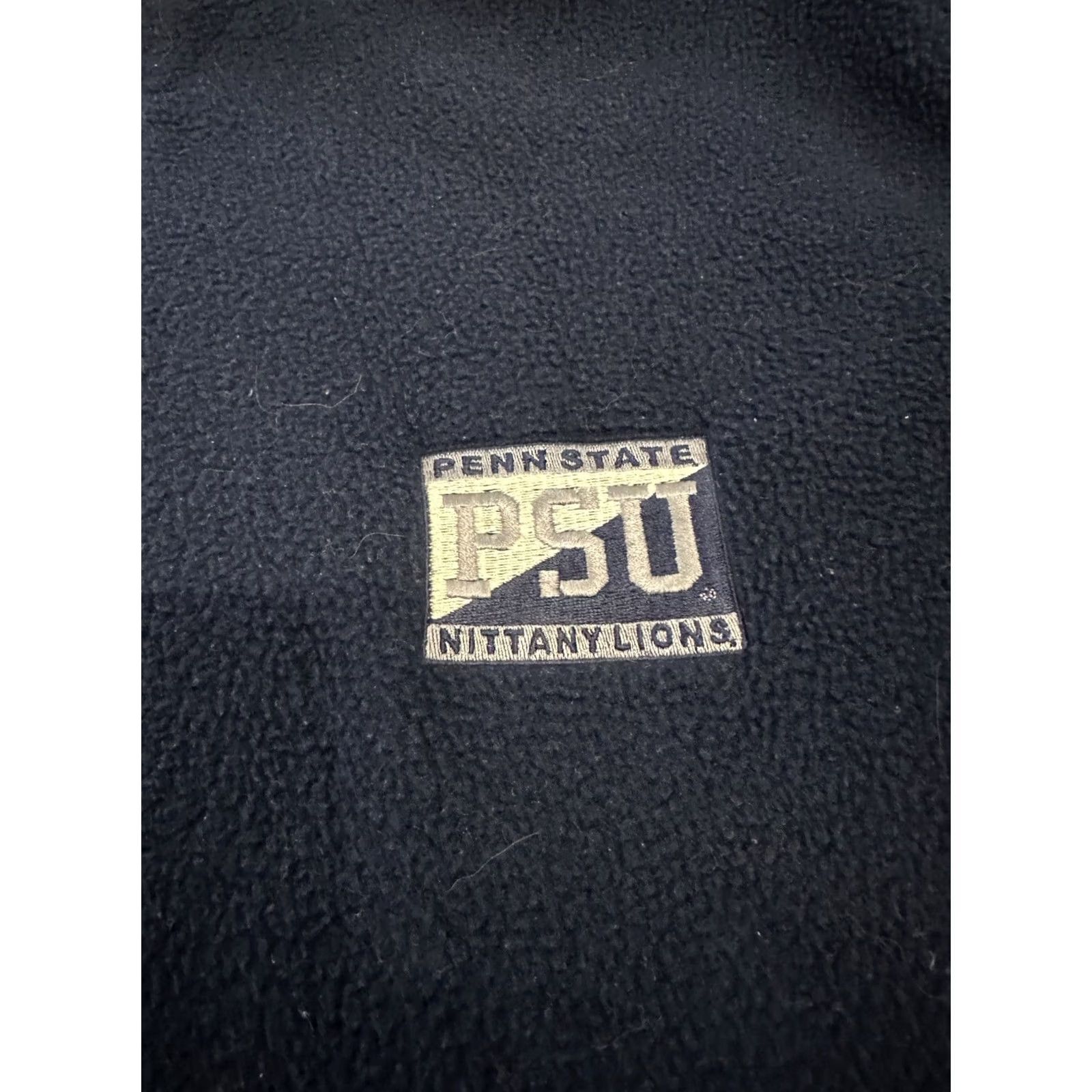 Penn VINTAGE Penn State University Fleece Sweater Full Zip Size Large Navy 90s Size US L / EU 52-54 / 3 - 4 Thumbnail