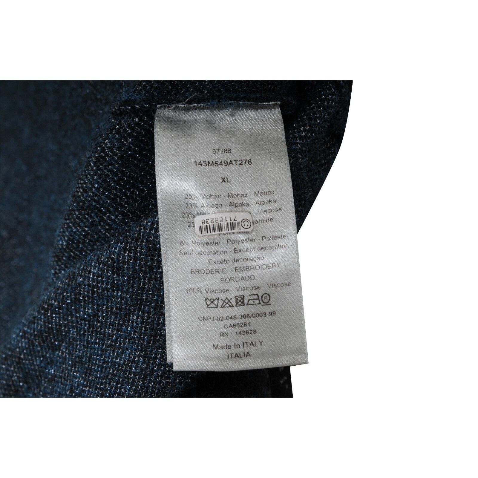 Dior Peter Doig Turtleneck Sweater Black Blue Size US XL / EU 56 / 4 - 5 Thumbnail