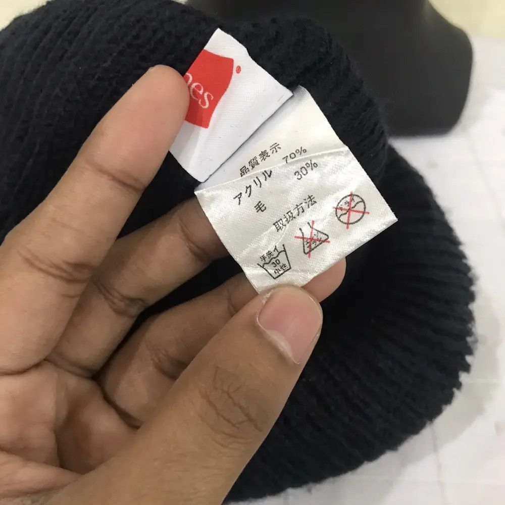 Hanes × Vintage Hanes Plain Beanie Hat Size ONE SIZE - 6 Thumbnail