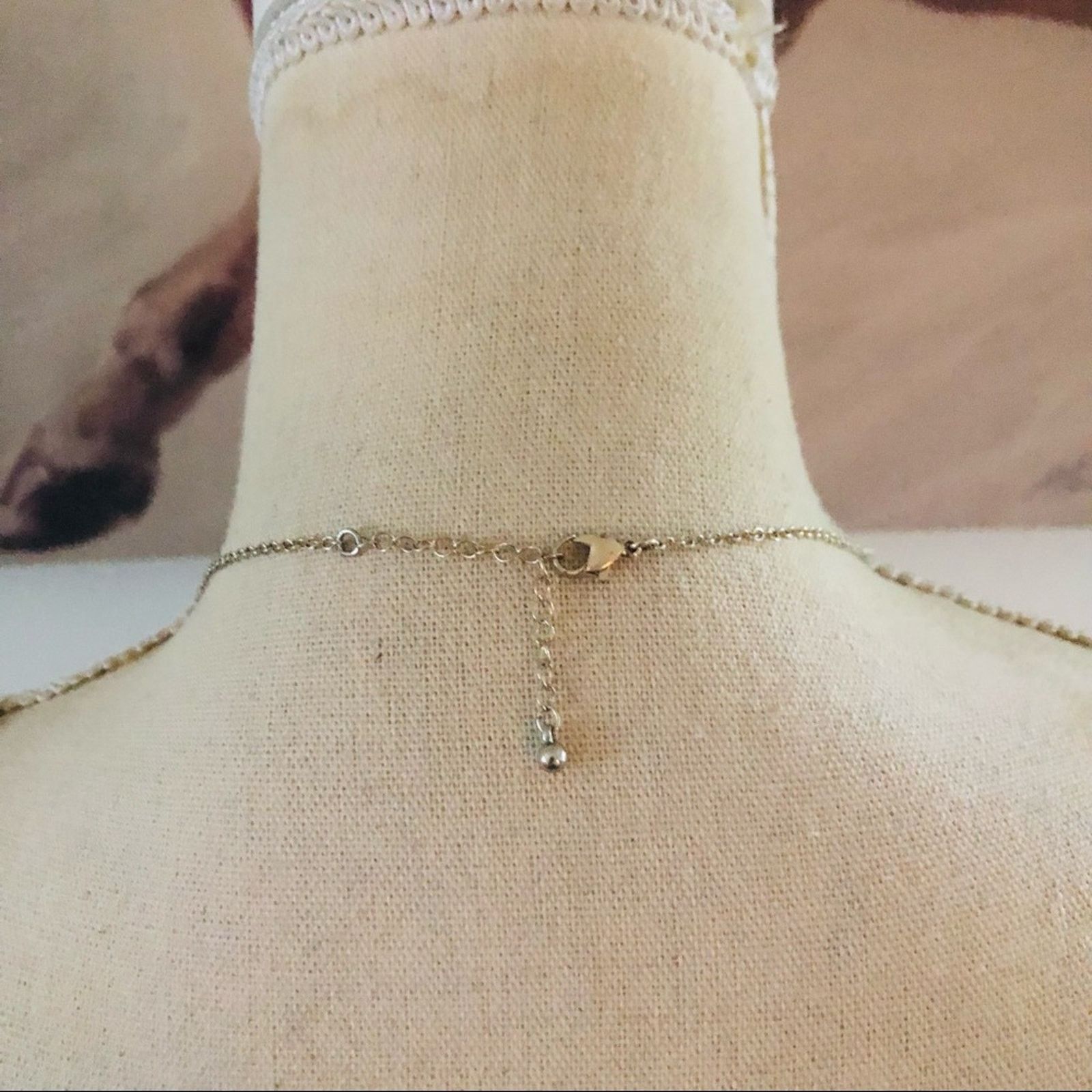 Jewelry Gold plated moon star locket charm chain link necklace Size ONE SIZE - 4 Thumbnail