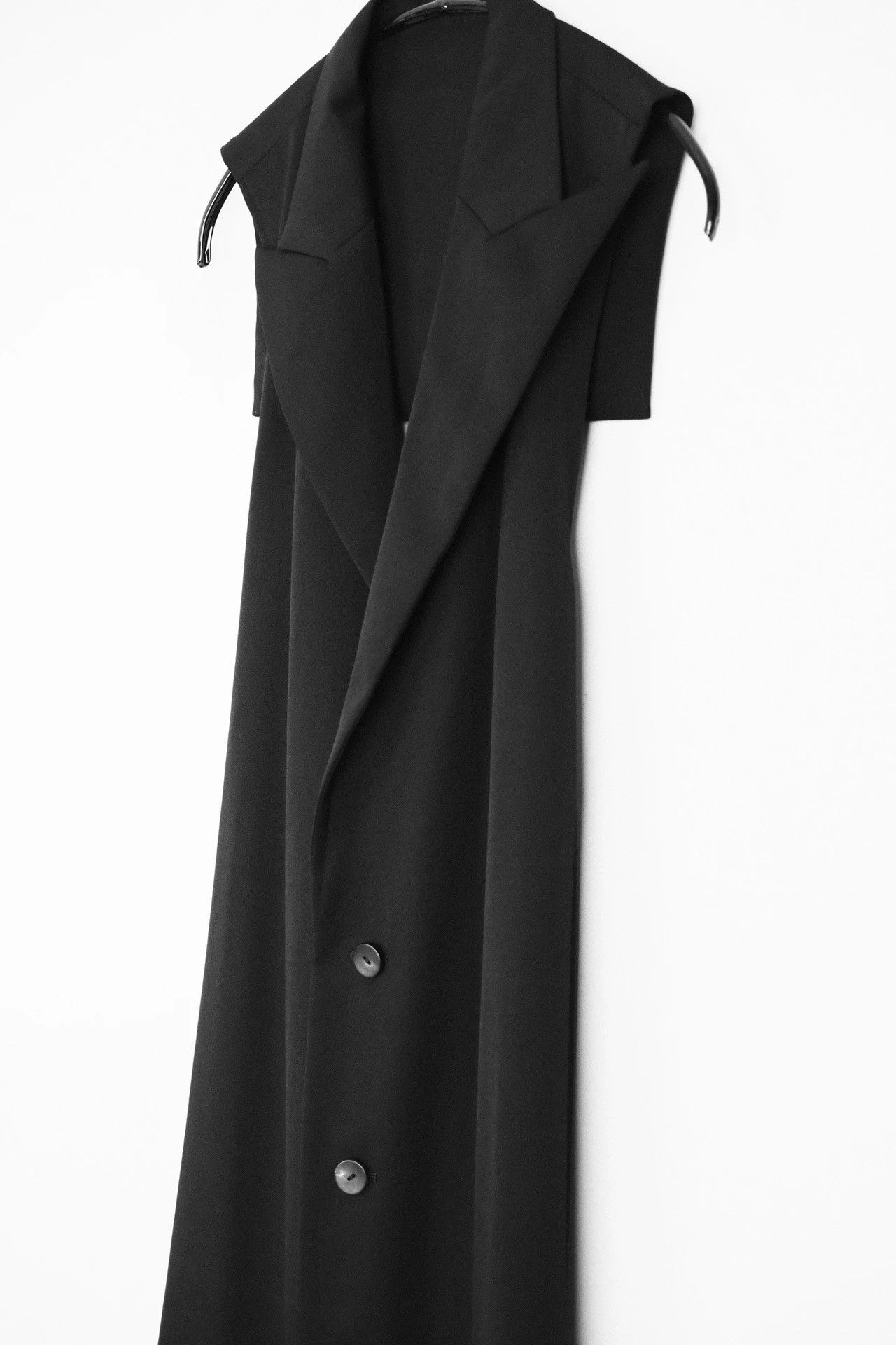 Yohji Yamamoto Yohji Yamamoto 06SS Archive Backless Wool Dress Women Size ONE SIZE - 6 Thumbnail