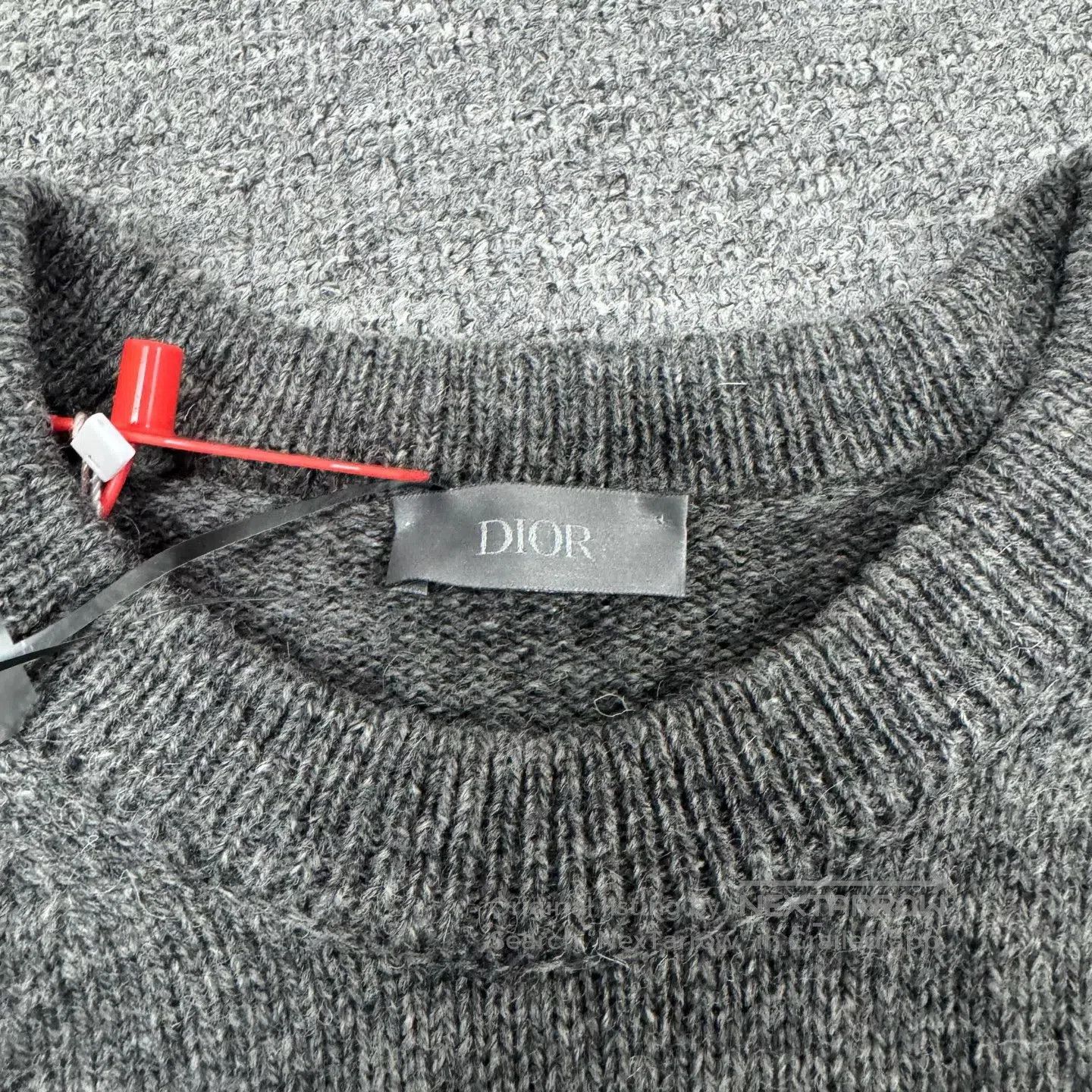 Dior Dior CD embroidery; round-neck knit sweater| Size L / US 10 / IT 46 - 6 Thumbnail