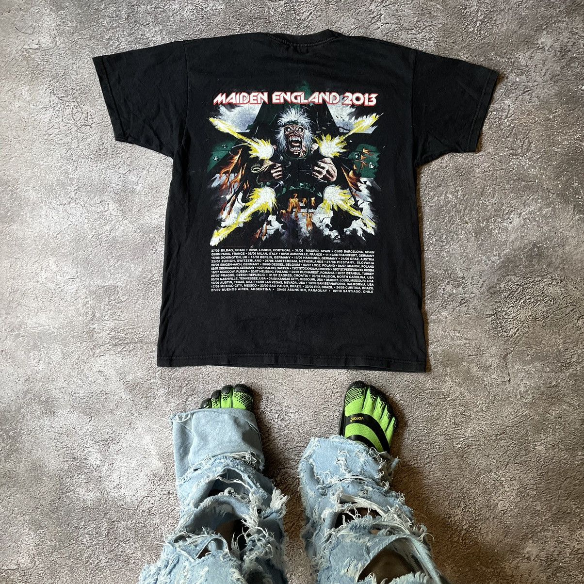 Vintage Vintage 90s Iron Maiden Band Tee Graphic Punk Grunge Slim M Size US M / EU 48-50 / 2 - 8 Thumbnail