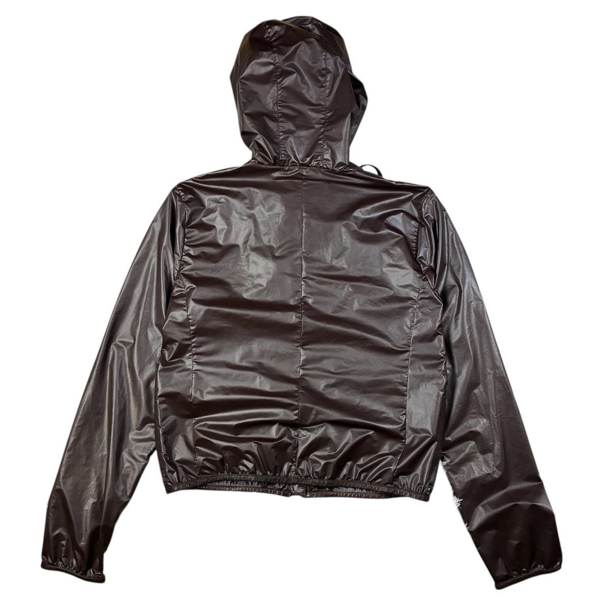 Prada Womens Prada Re-Nylon Full Zip Rain Jacket Size M Size M / US 6-8 / IT 42-44 - 2 Thumbnail