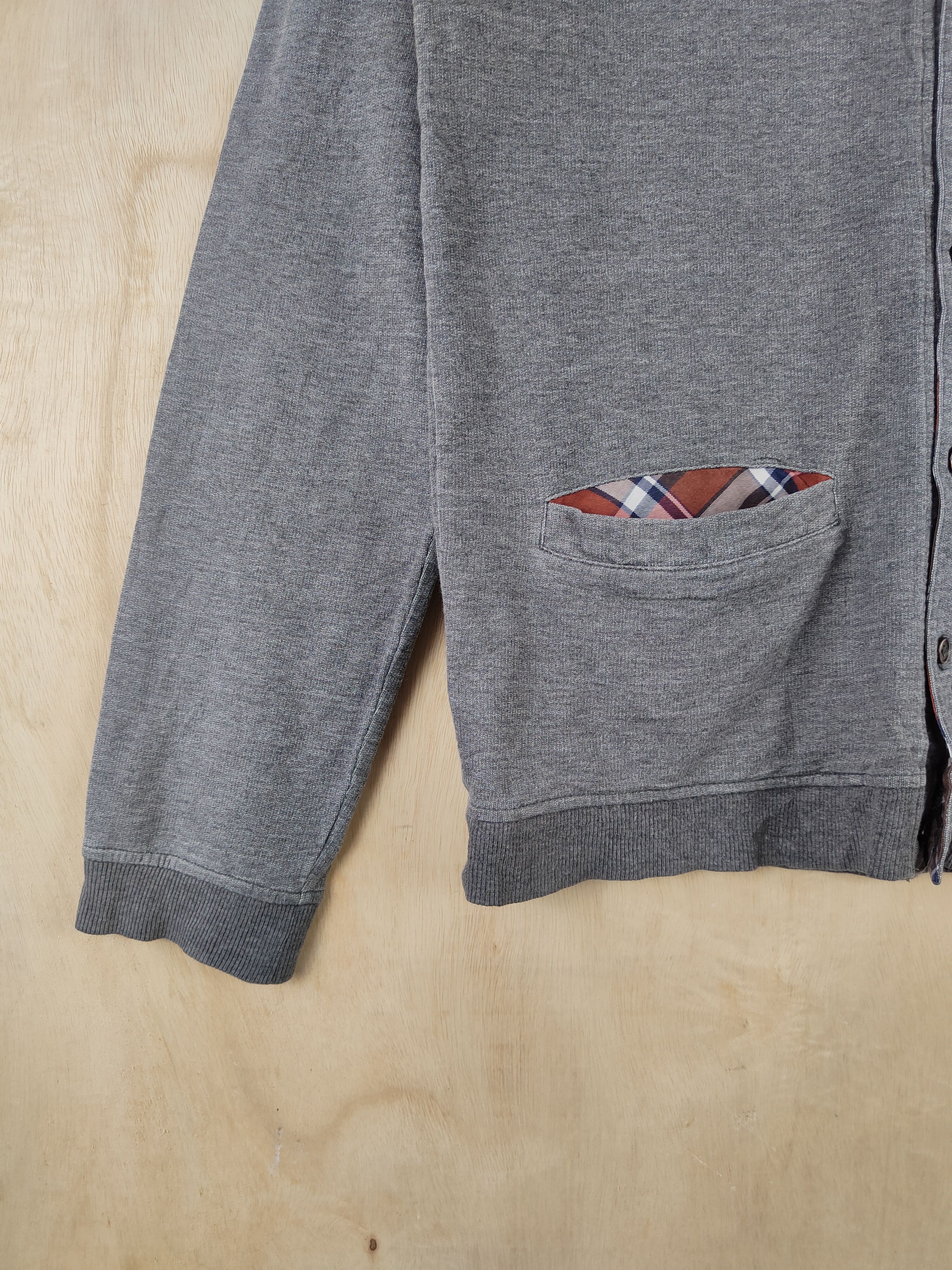 Japanese Brand Comme Ca Commune Dark Gray Cardigan #S2572 Size US M / EU 48-50 / 2 - 5 Thumbnail