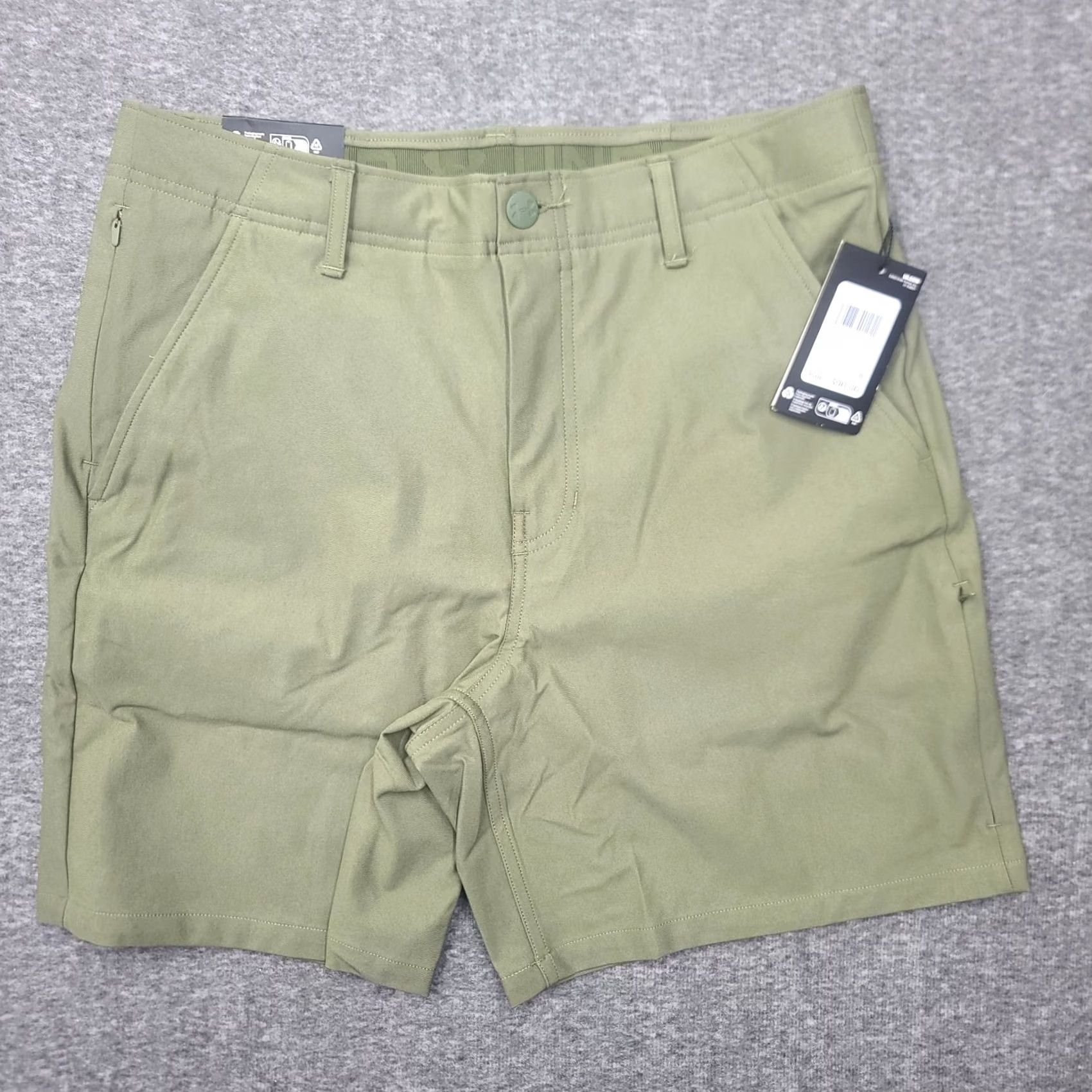Under Armour Under Armour Unstoppable 7-Pkt Shorts Mens 32 Olive Green Hiking Athletic NWT Size US 32 / EU 48 - 2 Thumbnail