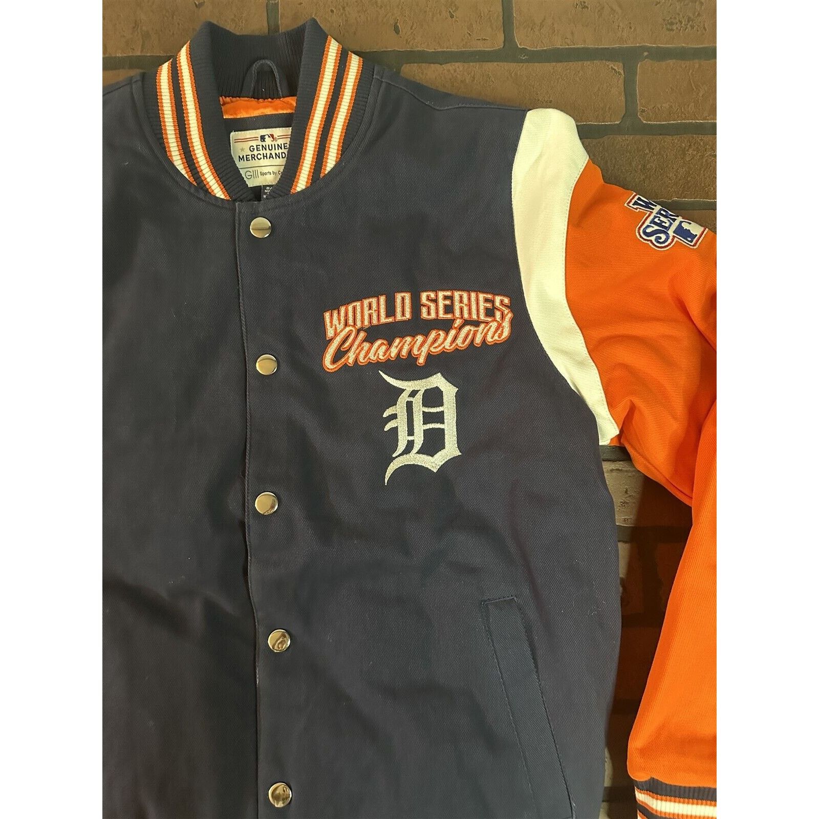 MLB DETROIT TIGERS 4X World Series Jacket- Never Worn- S-2XL Size US L / EU 52-54 / 3 - 2 Thumbnail