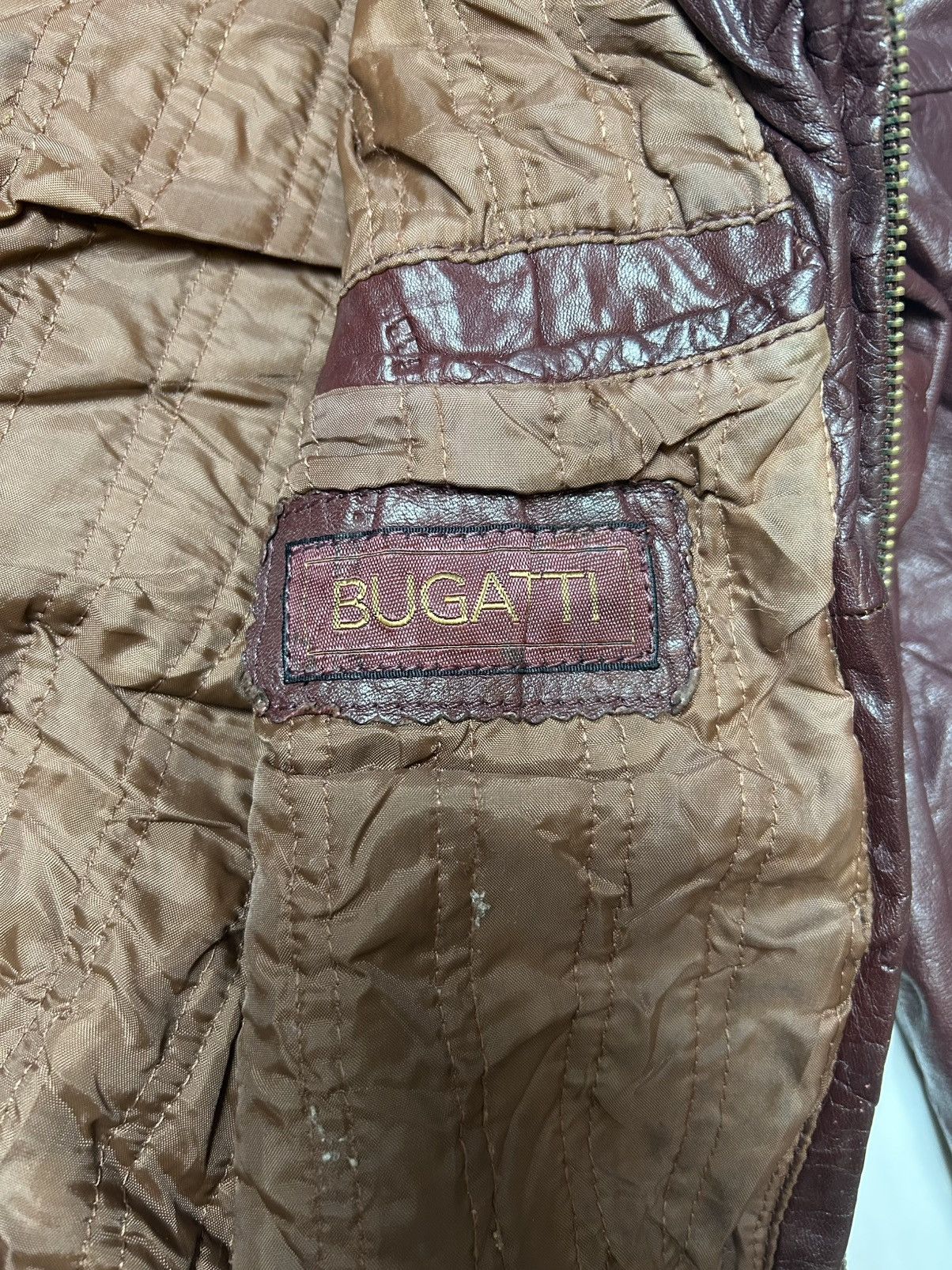 Bugatti BUGATTI LEATHER ZIPPER JACKET Size US L / EU 52-54 / 3 - 6 Thumbnail