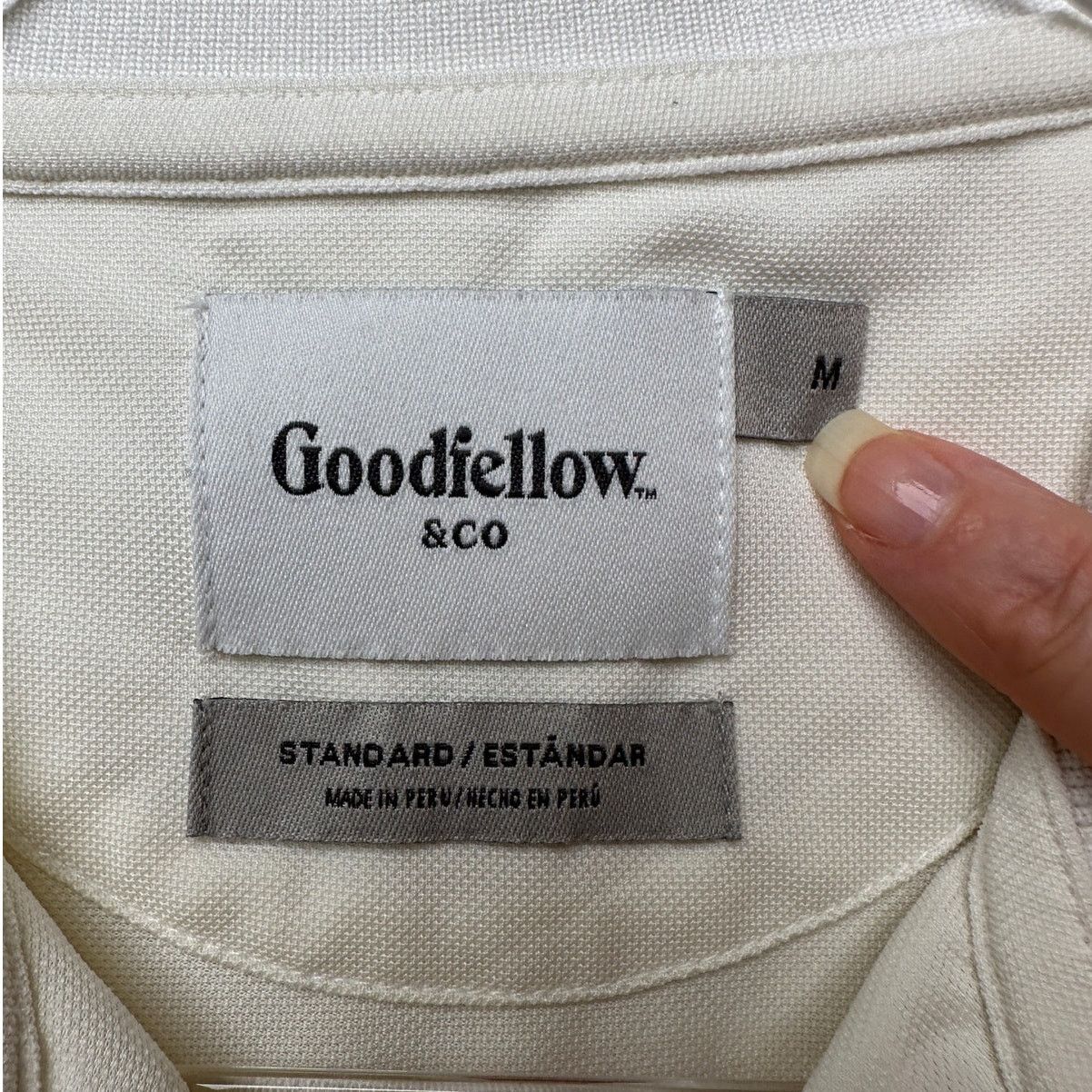 Other Goodfellow White Polo Shirt Men’s Size M Short Sleeve Size US M / EU 48-50 / 2 - 4 Thumbnail