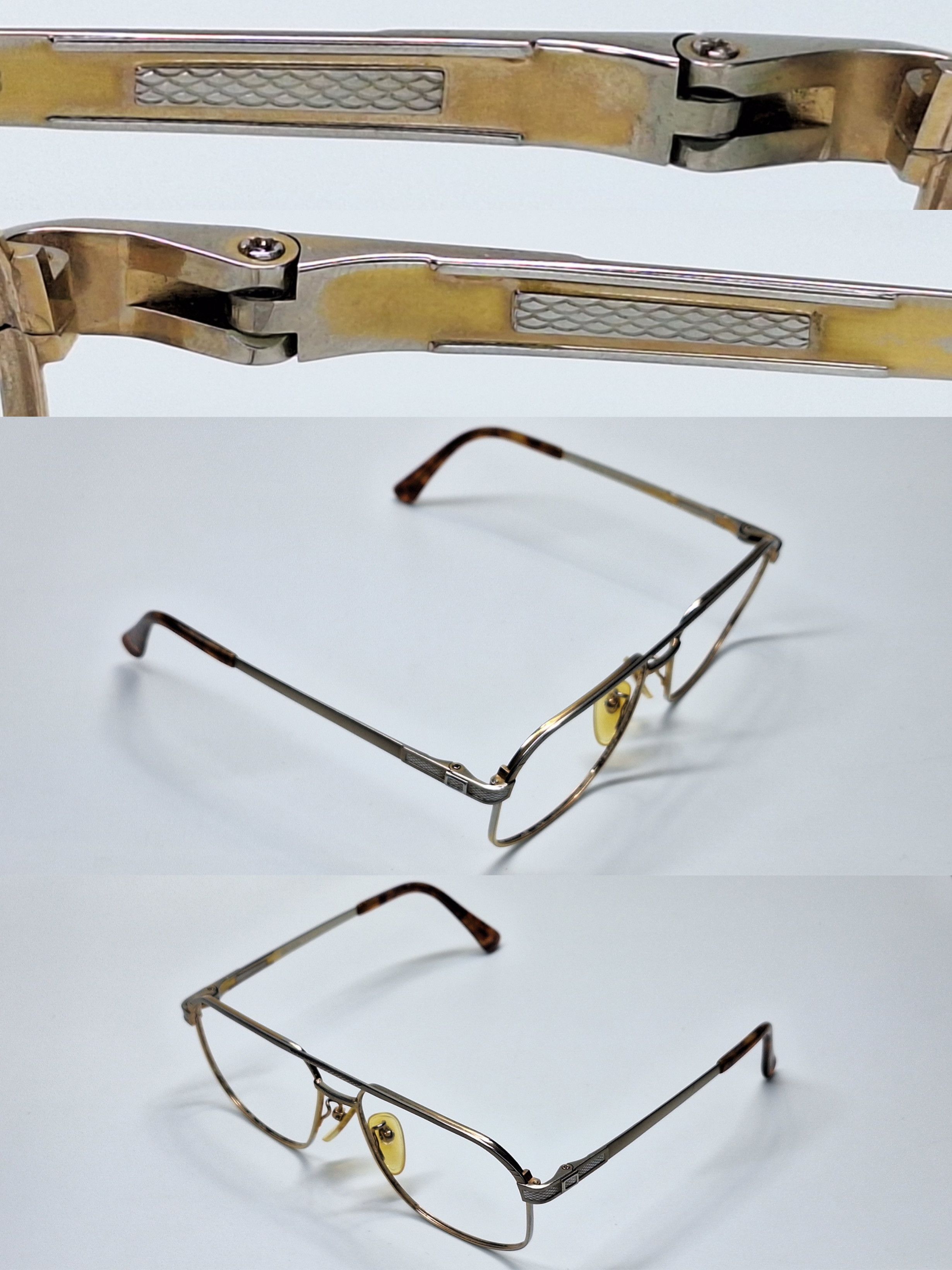 Other CONTINENTAL XO-02 Titanium Double Bridge Eyeglasses frame Size ONE SIZE - 8 Thumbnail