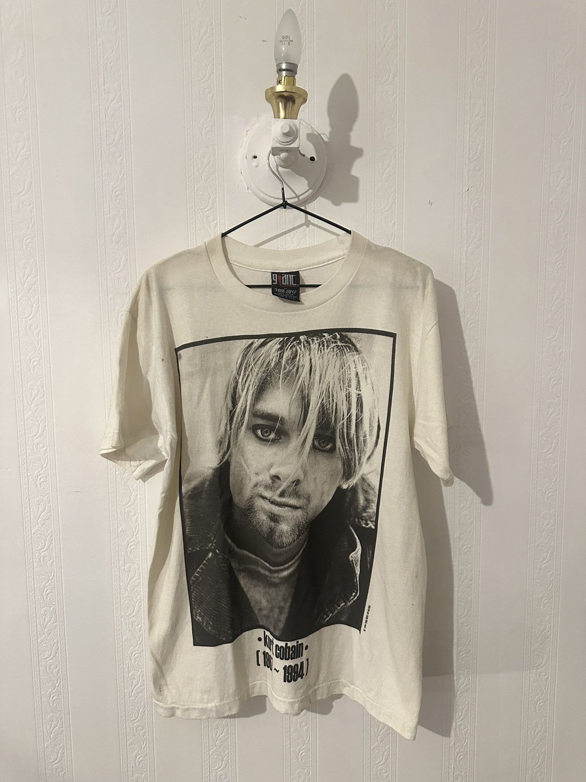 Kurt Cobain × Vintage Vintage single-stitched Kurt Cobain Nirvana 