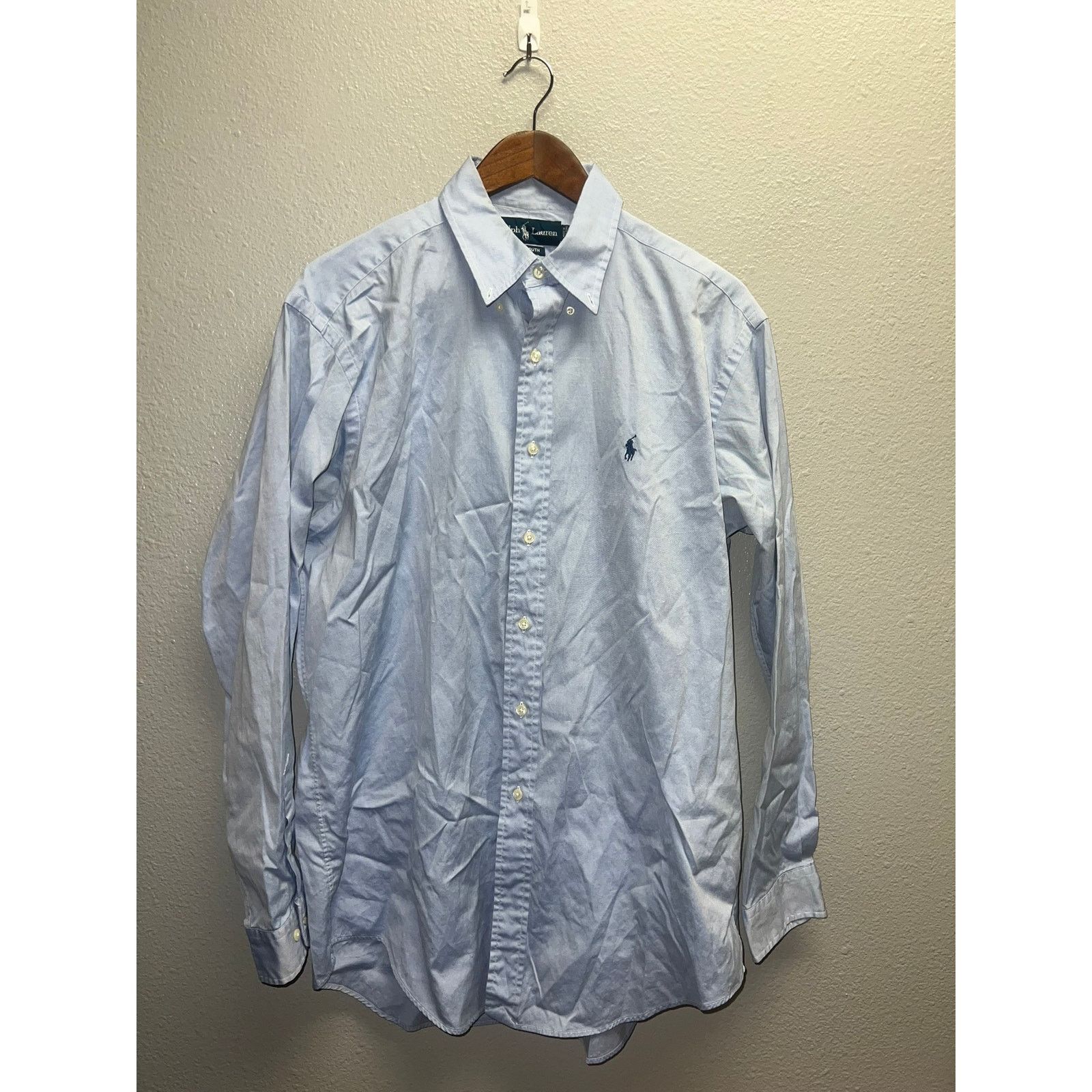 Ralph Lauren Vintage Ralph Lauren Yarmouth Button Up Shirt 16 34/35 XL Size US XL / EU 56 / 4 - 1 Thumbnail