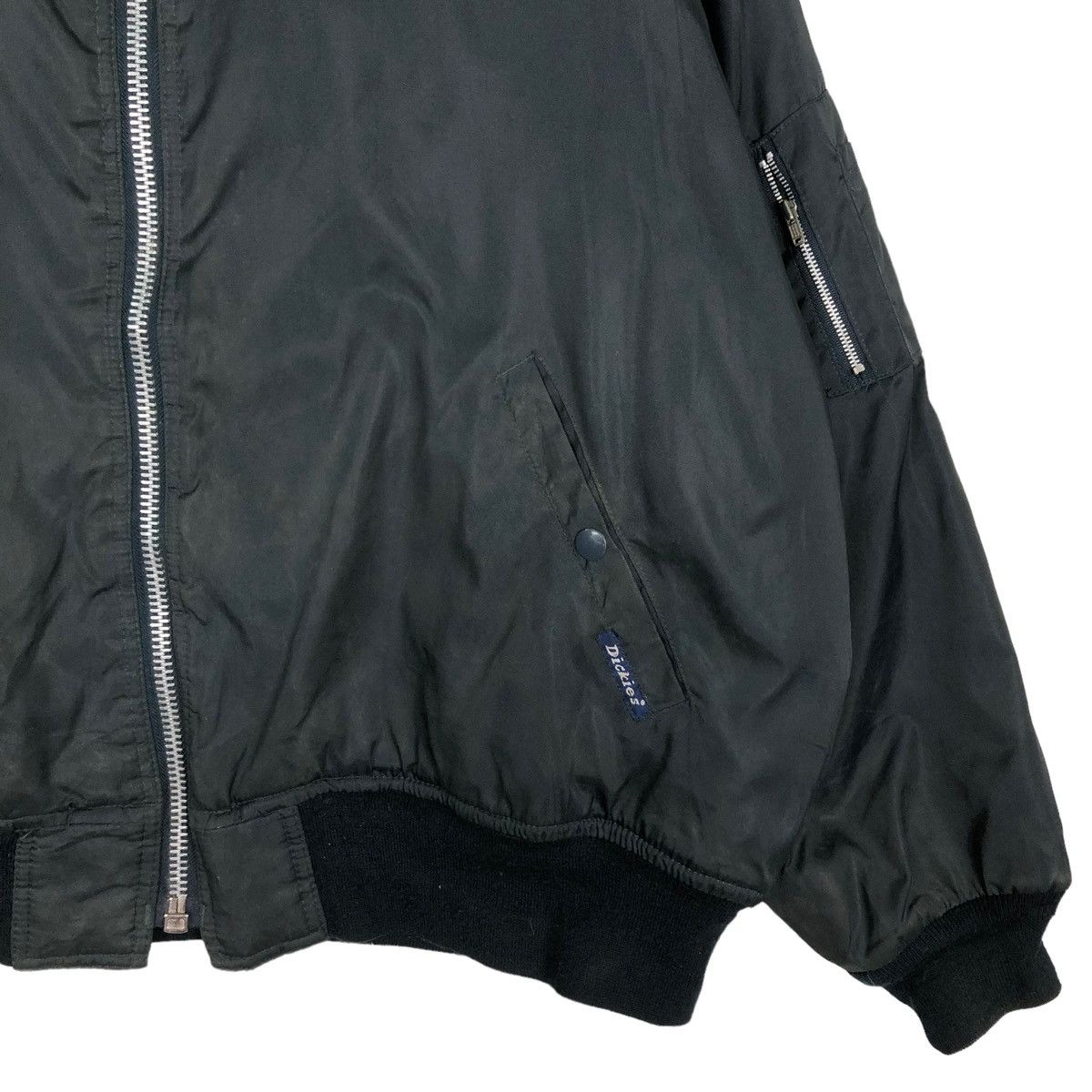 Japanese Brand 🔥VINTAGE BOMBER JACKET WORKER DICKIES MILITARY DESIGN Size US XL / EU 56 / 4 - 5 Thumbnail