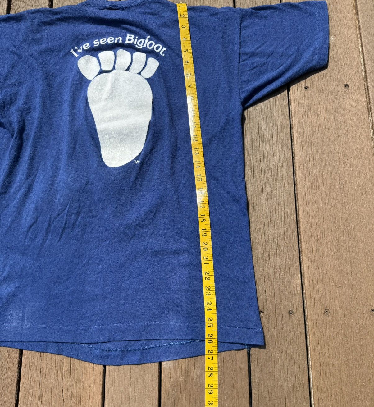 Champion Vintage Single Stitch Flocked Bigfoot Tee Size US XL / EU 56 / 4 - 7 Thumbnail