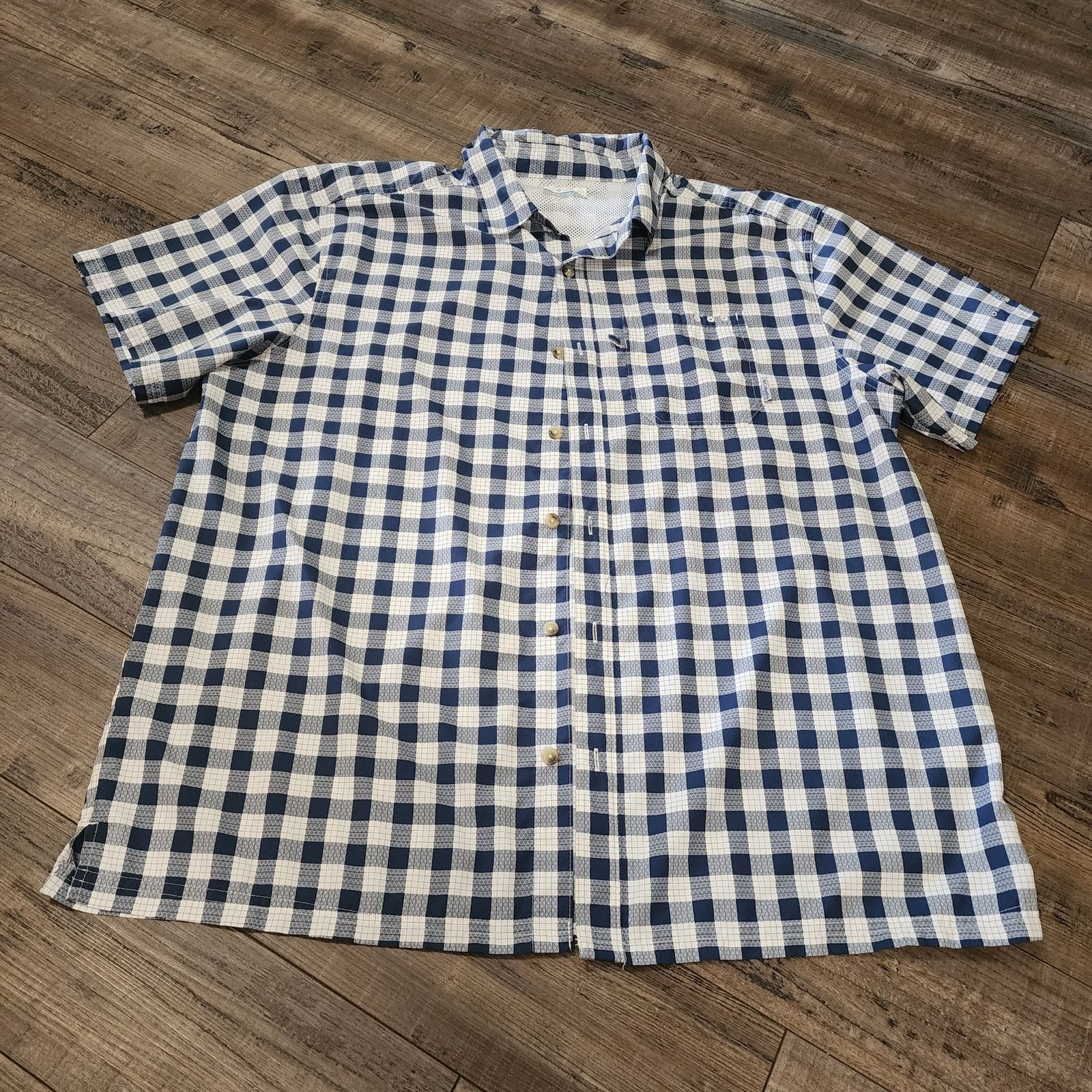 Columbia Columbia Short sleeve shirt black checkered size XL 2503 Size US XL / EU 56 / 4 - 1 Thumbnail
