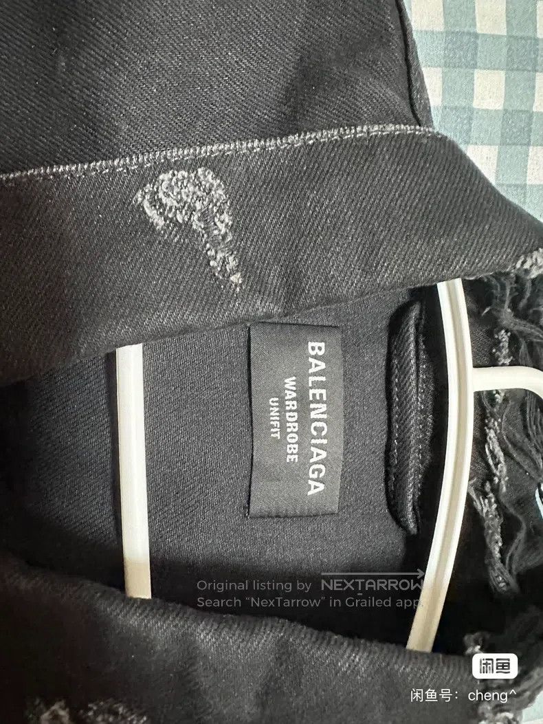 Balenciaga Balenciaga Denim Jacket Size US XS / EU 42 / 0 - 3 Thumbnail