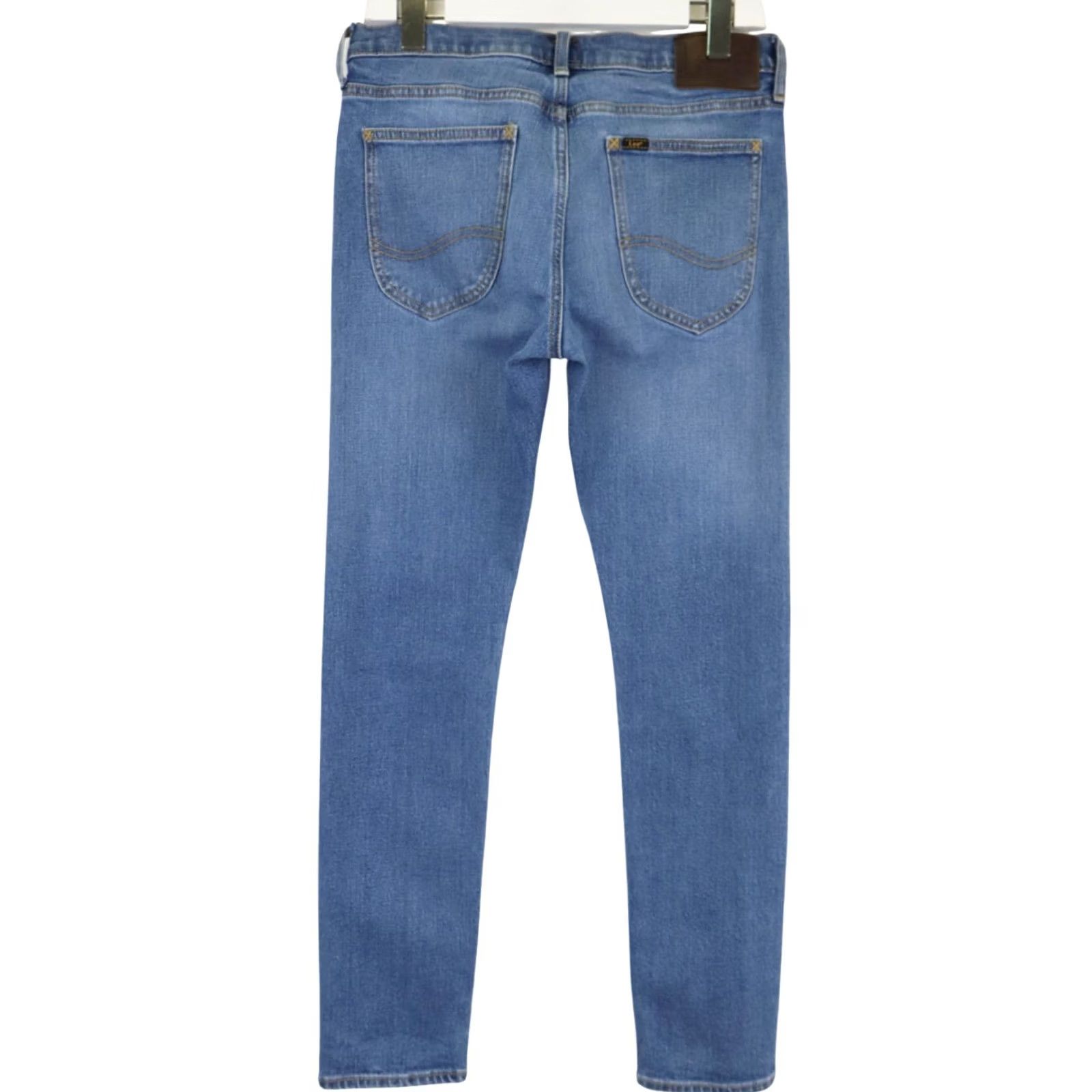 Lee LEE Luke Jeans Men's W30/L32 Light Wash Stretch Zip Fly Blue Slim Size US 30 / EU 46 - 2 Thumbnail