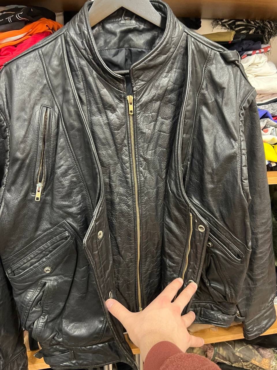 Vintage Vintage Leather Abstract Design Archive Jacket Size US M / EU 48-50 / 2 - 8 Thumbnail