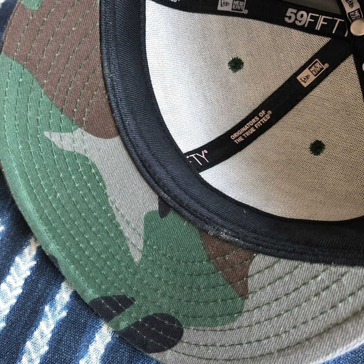 New Era Mighty Healthy New York camo New Era Cap 1/4 7 Size ONE SIZE - 4 Thumbnail