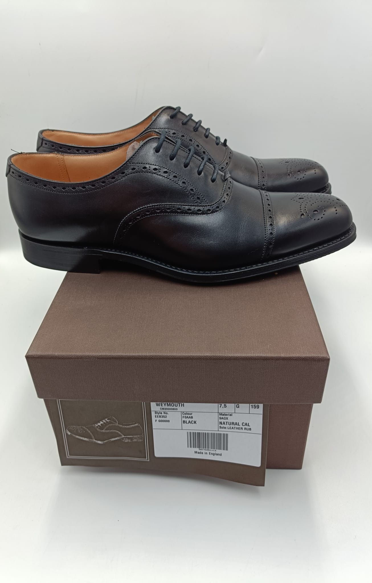 Church's Church’s Wheymouth Oxford Black Size US 8.5 / EU 41-42 - 2 Thumbnail