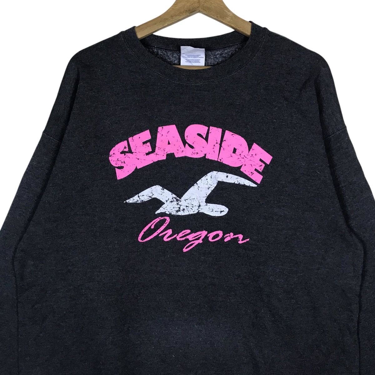 Vintage Vintage C Port and Company Seaside Oregon Pullover Jumper Size US L / EU 52-54 / 3 - 2 Thumbnail