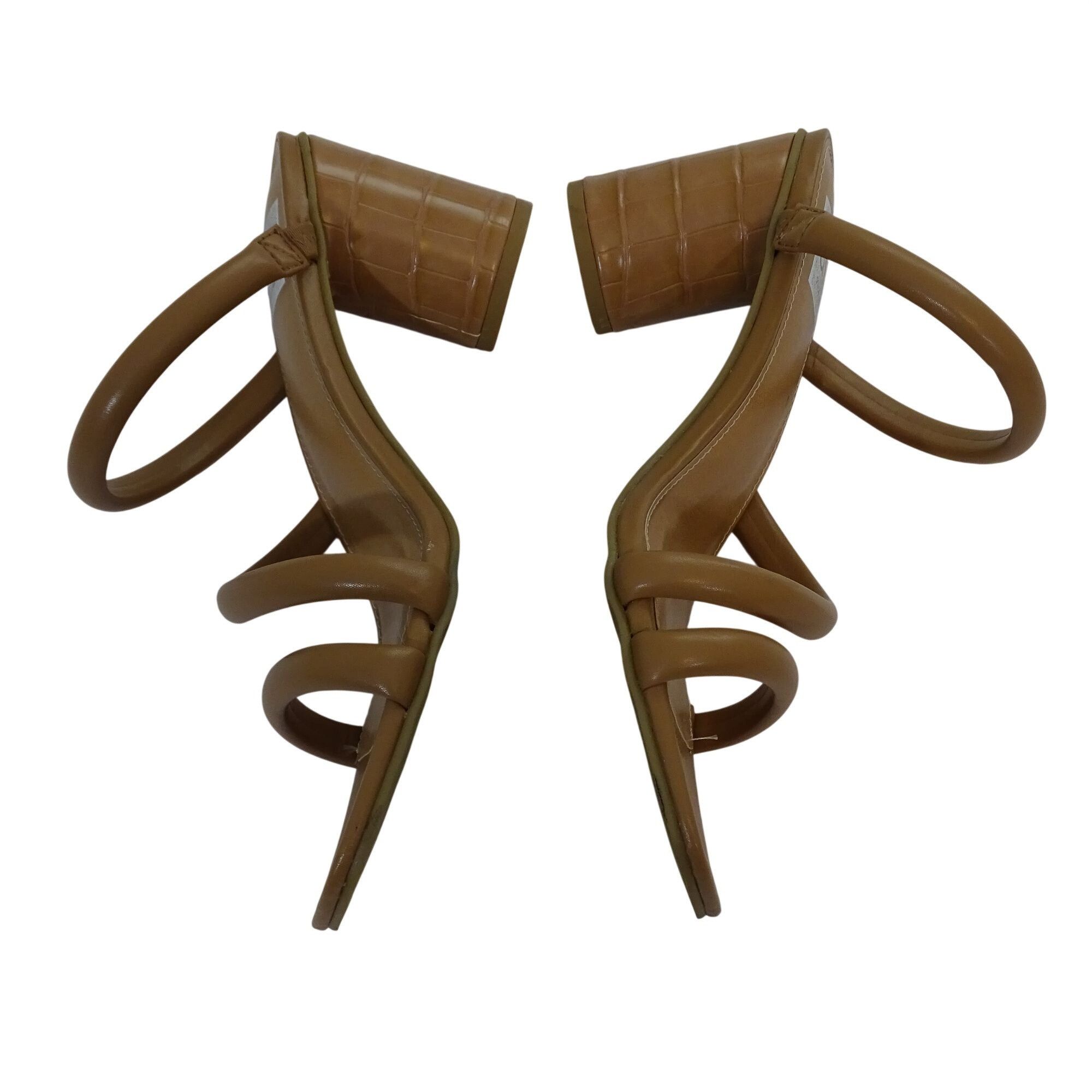 Dolce Vita Dolce Vita Myla Block Heel Sandal Women Size 9 Tan Open Toe Size US 9 / IT 39 - 5 Thumbnail