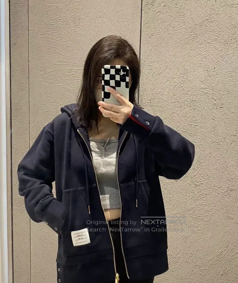 Thom Browne Thom Browne Cangyin color stripe zipper coat Size US M / EU 48-50 / 2 - 7 Thumbnail