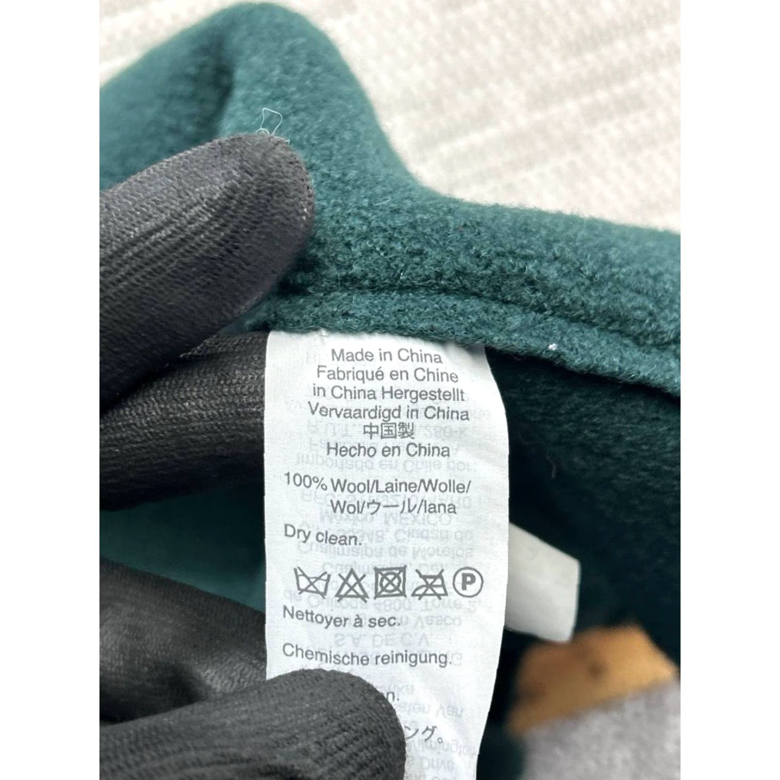 J.Crew J.CREW Overcoat Womens 2 Petite Green Wool Coat, Tweed, Button Closure, Long Sleeve, Dry Clean Only, Winter, Fall, Regular Fit, Green, Womens Size XS / US 0-2 / IT 36-38 - 4 Thumbnail