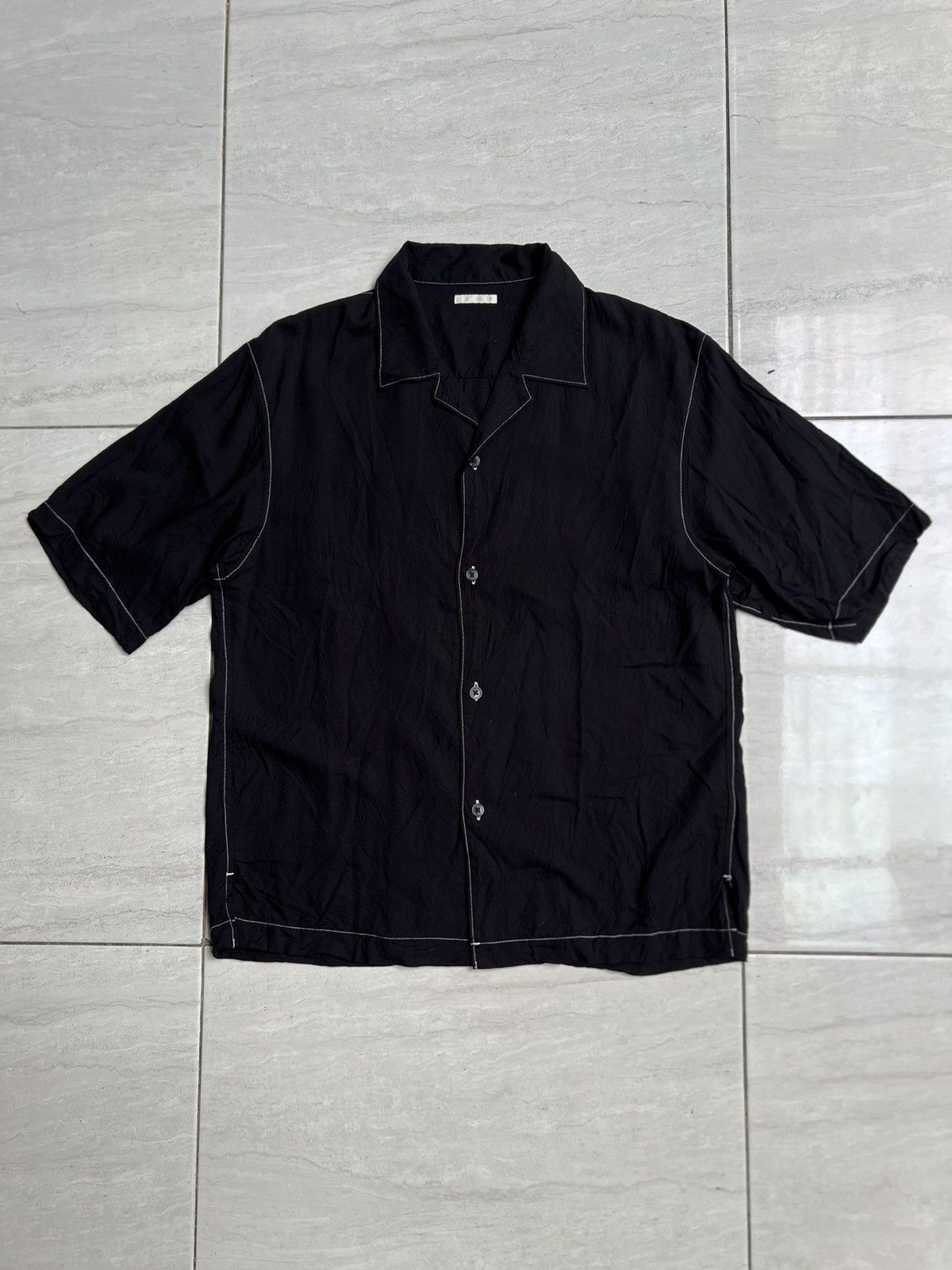 GU GU Black Boxy Shirt Size US M / EU 48-50 / 2 - 1 Thumbnail