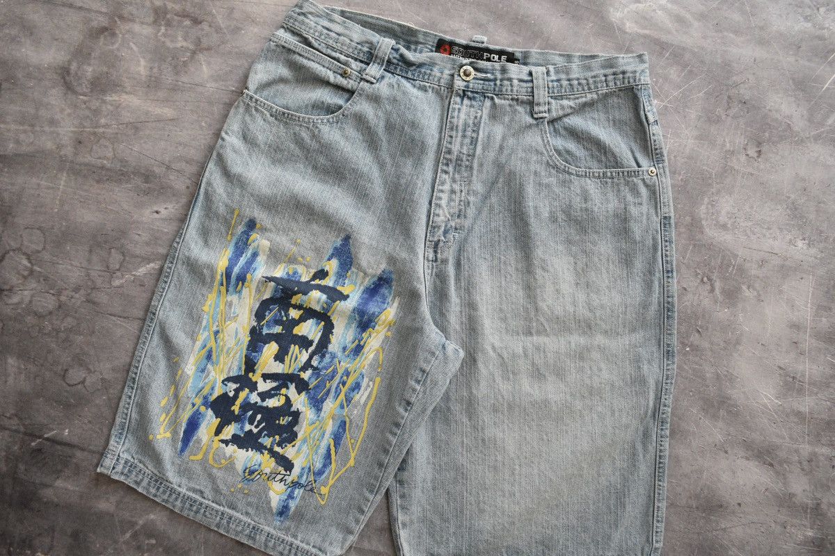 Southpole Vintage Y2K Southpole Jean Shorts (36) Size US 38 / EU 54 - 3 Thumbnail