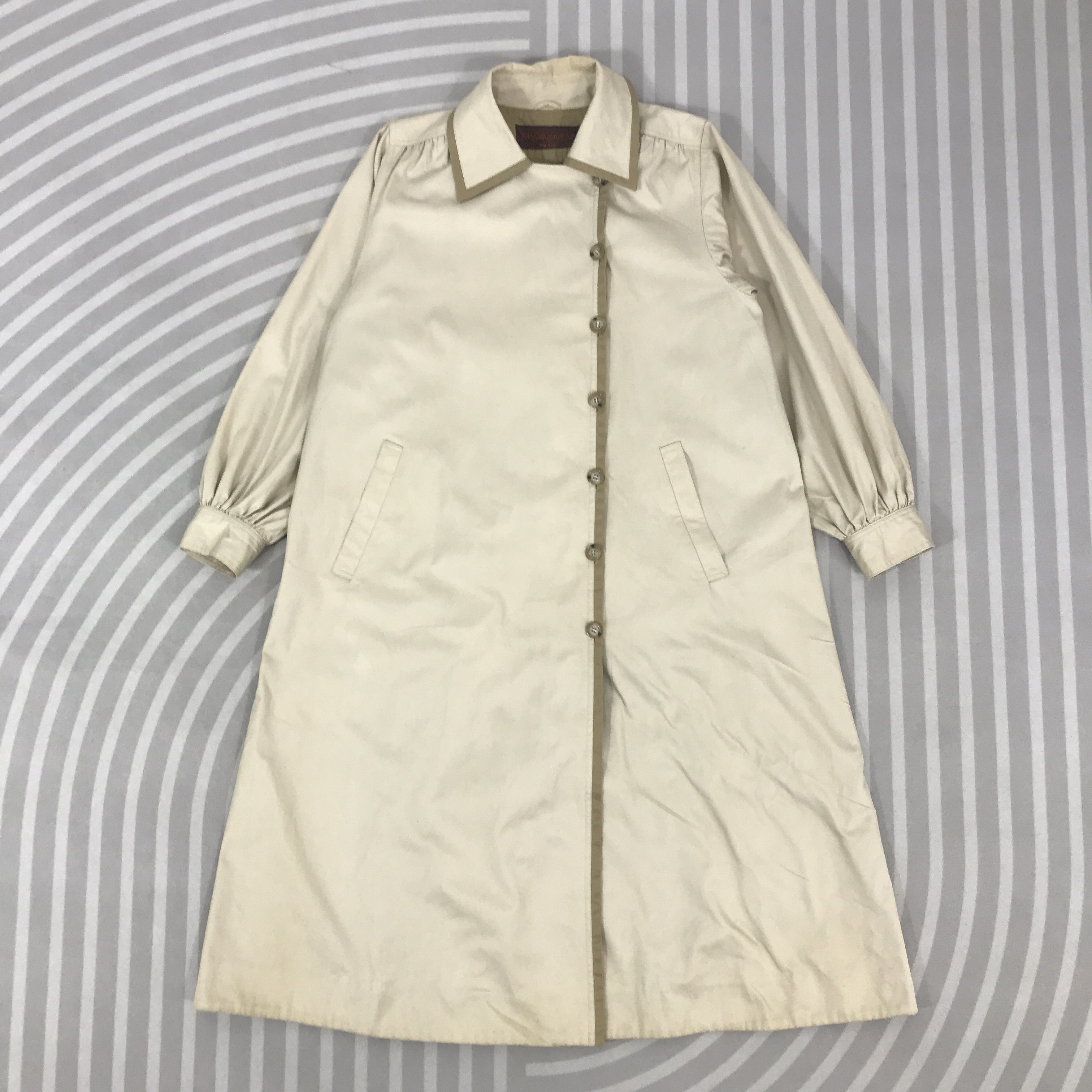 Yves Saint Laurent Vintage YvesSaintLaurent Long Coat Jacket K73B2 Size US L / EU 52-54 / 3 - 1 Thumbnail