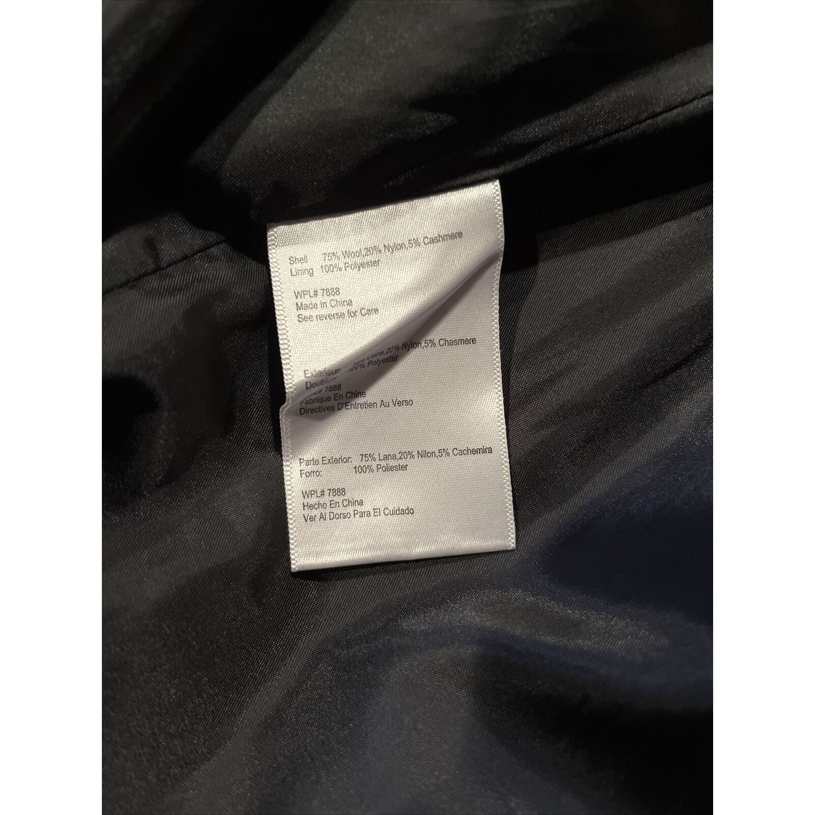 Michael Kors Michael Kors Women’s Size 10 M Black Wool LS Button Coat Size L / US 10 / IT 46 - 16 Thumbnail