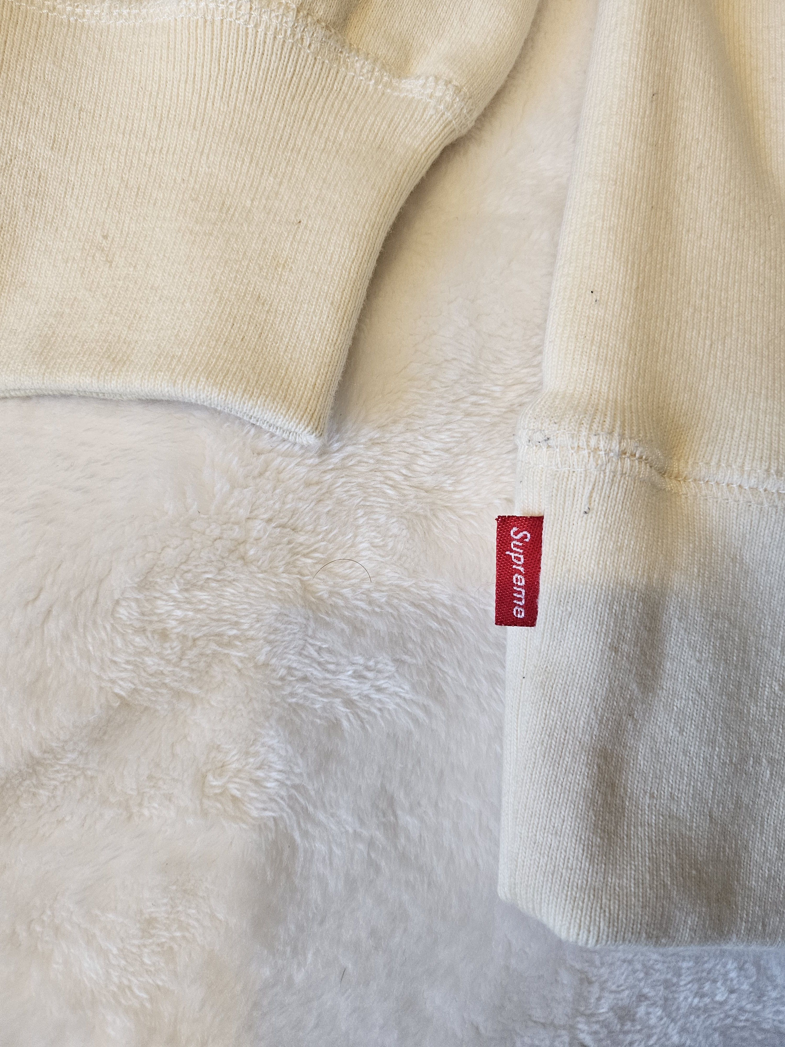 Supreme Supreme FW15 Arc Logo Crewneck Natural Beige Medium Size US M / EU 48-50 / 2 - 4 Thumbnail