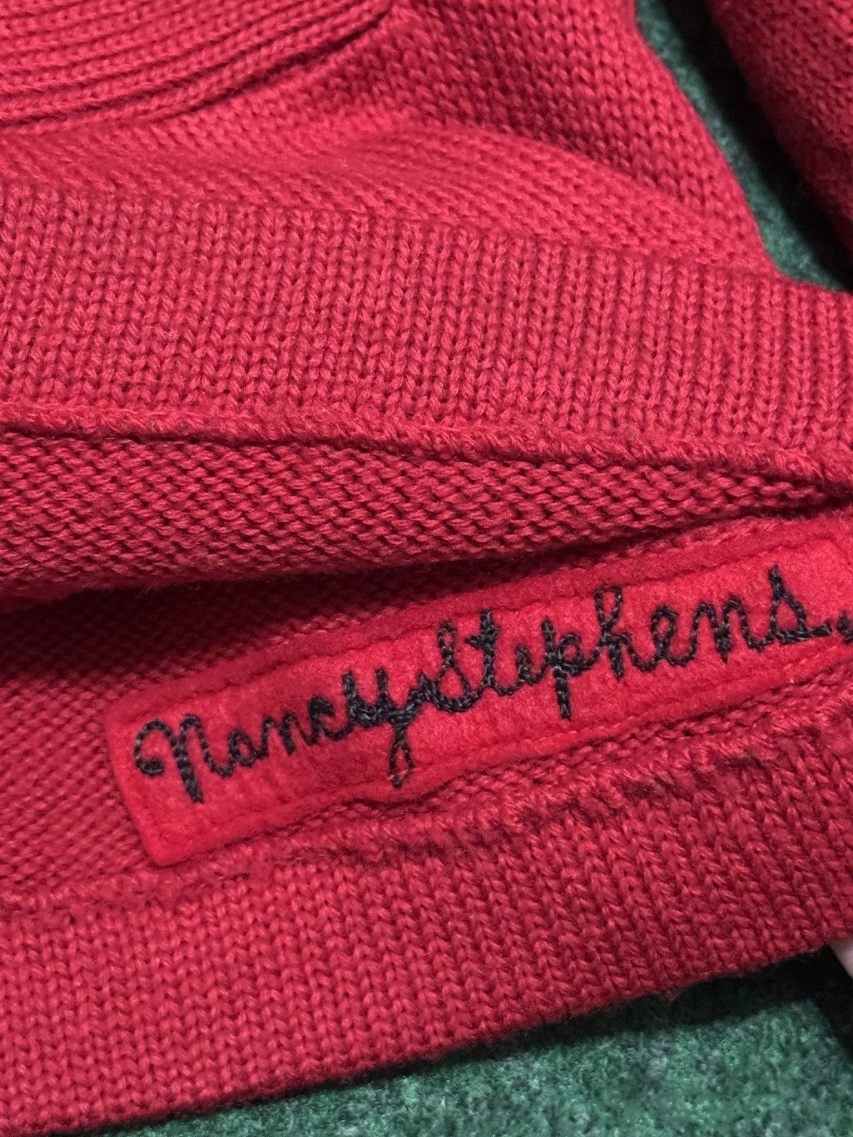 Vintage Vintage 50s 60s Red Cardigan Knit Med True Vintage Sweater Size US M / EU 48-50 / 2 - 4 Thumbnail