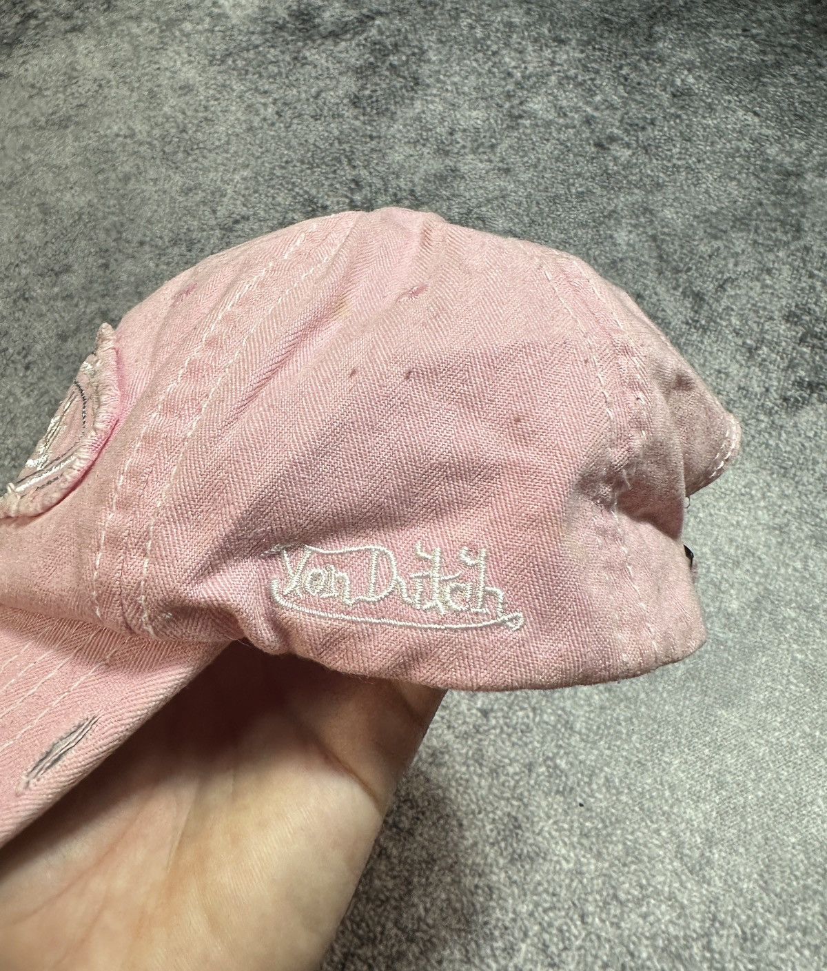 Vintage × Von Dutch Y2k vintage Von Dutch Logo cap Streetwear rare hat USA Size ONE SIZE - 3 Thumbnail