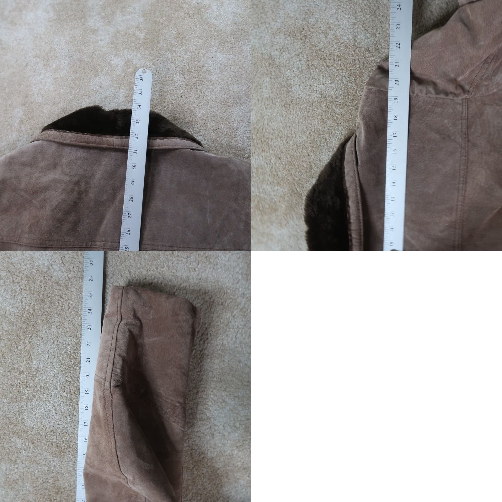 Marlboro VINTAGE House Of Peerless Coat Suede with Faux Fur Interior Men’s 44 Beige Cowboy 70s Long Overcoat Size US S / EU 44-46 / 1 - 8 Thumbnail