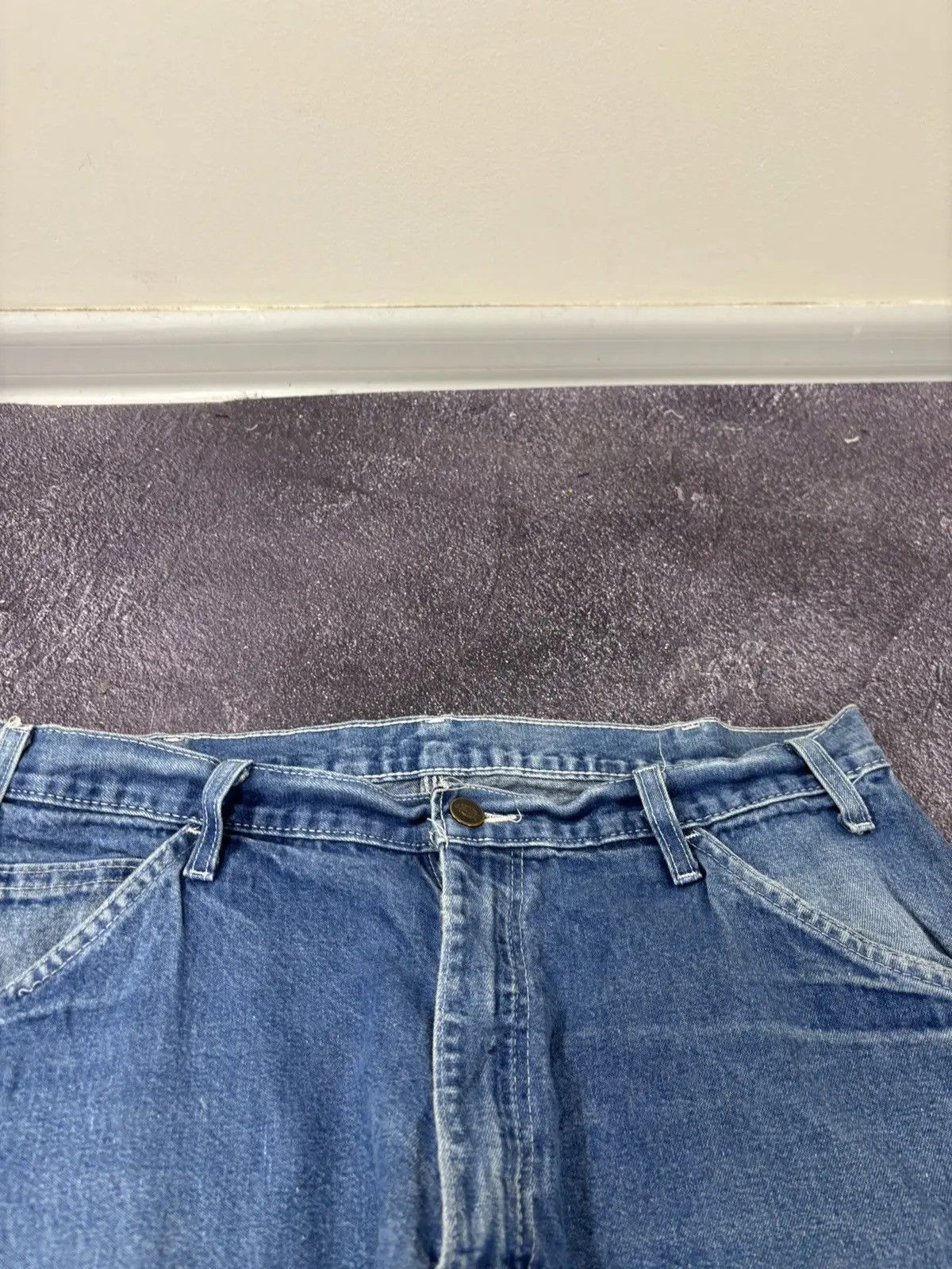 Dickies × Vintage Vintage Dickies Y2K Blue Work Denim USA Hype Jeans Size US 34 / EU 50 - 10 Thumbnail