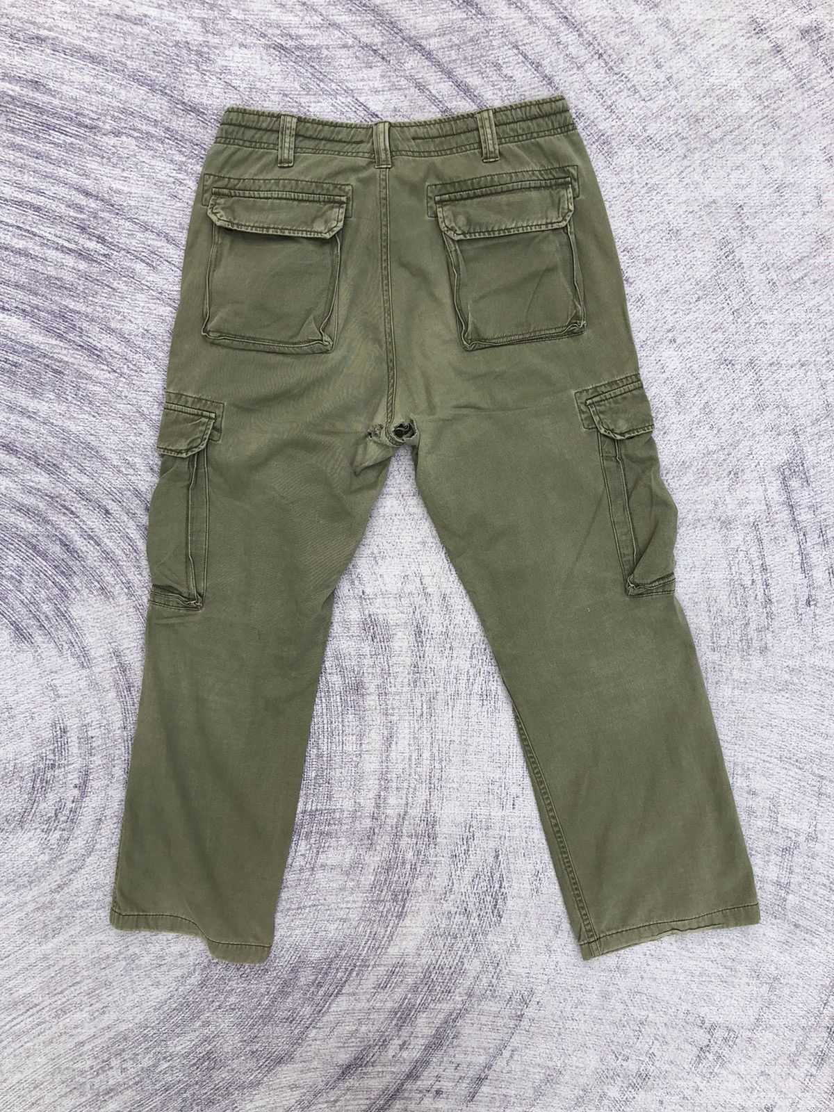 Japanese Brand Cargo Green Anti Label Multipocket Tactical Pants W29 Size US 29 - 9 Thumbnail