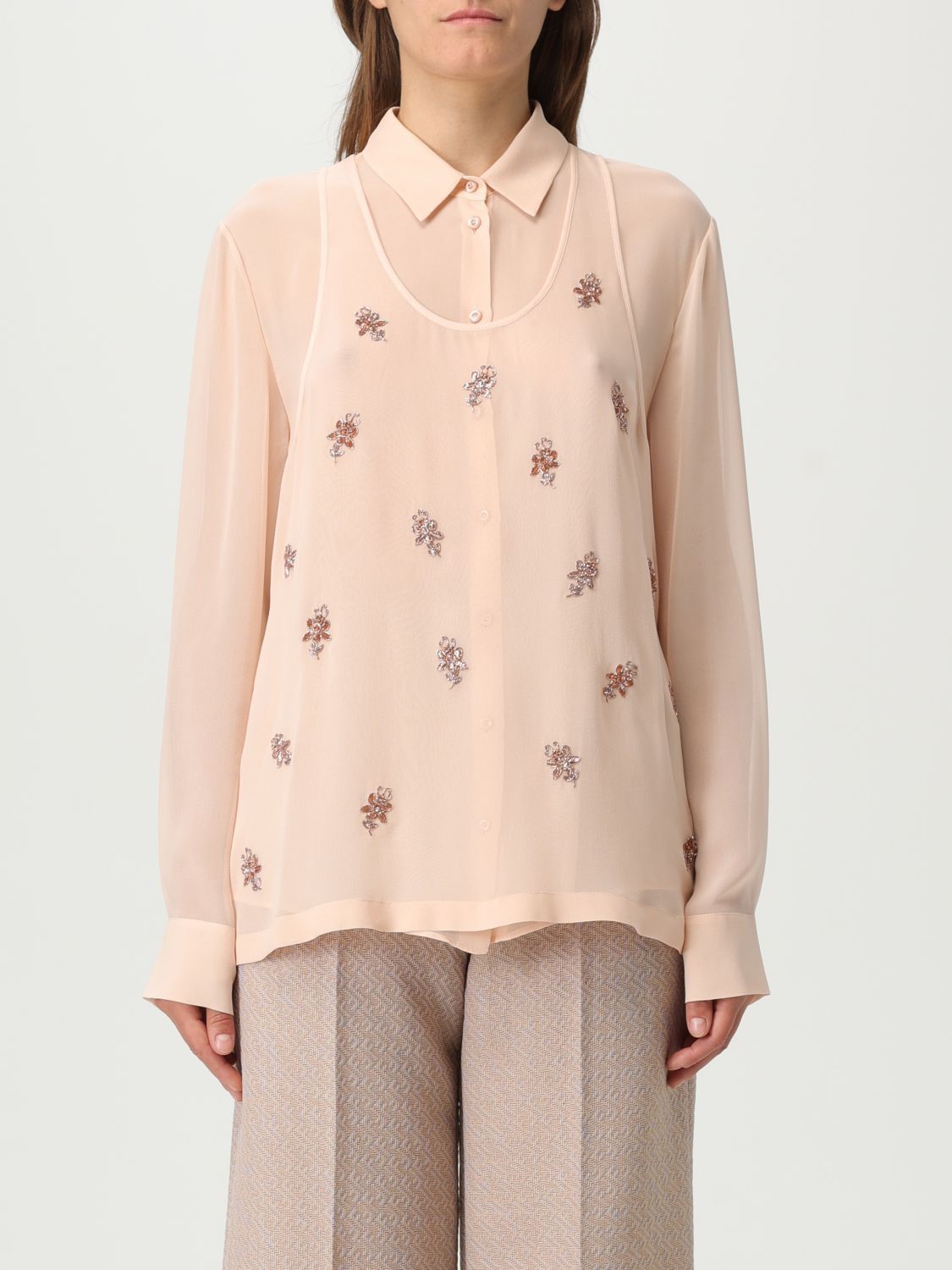 Fendi Fendi Shirt Woman Pink Size M / US 6-8 / IT 42-44 - 1 Thumbnail