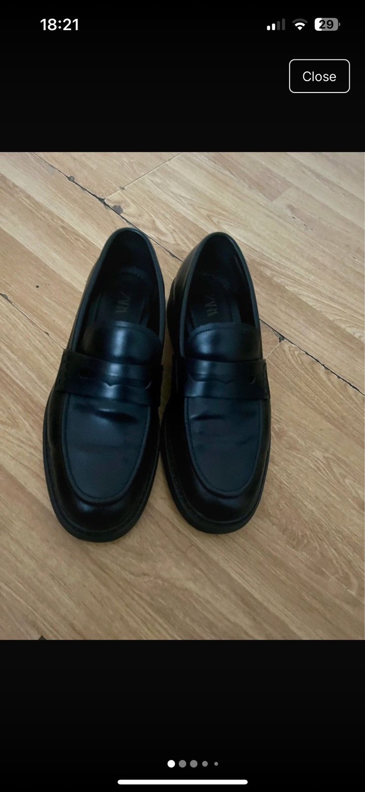 Zara Black loafers Size US 15 / EU 48 - 2 Thumbnail