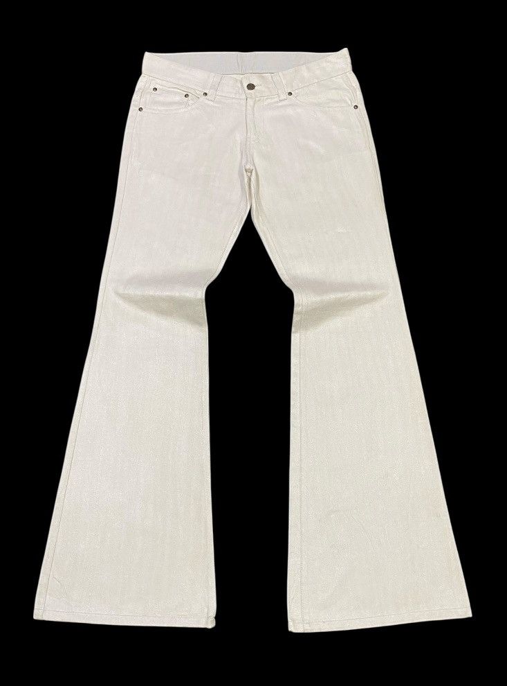 Tornado Mart 💃Tornado Mart AW2000 Mole Skin Flare Jeans Size US 33 - 2 Thumbnail