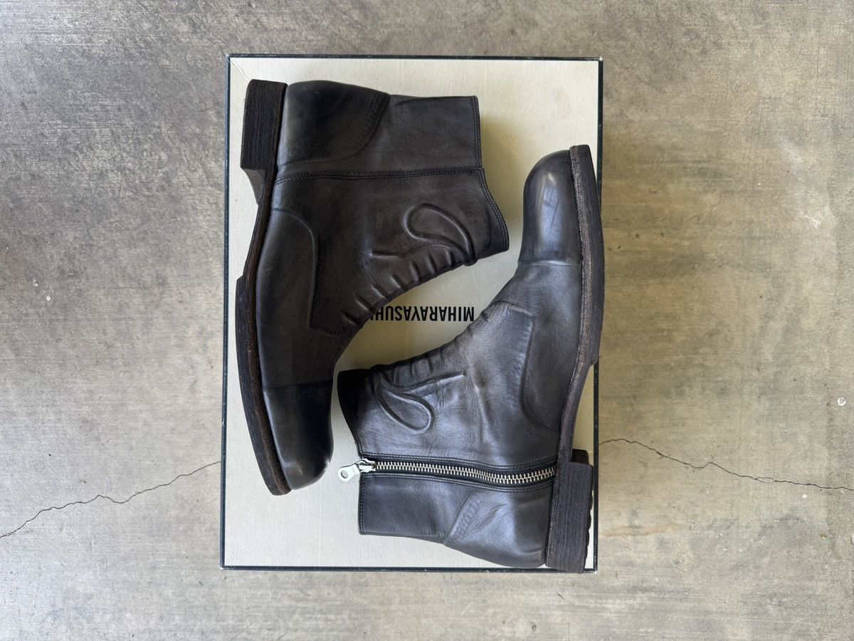 Maison MIHARA YASUHIRO Miharayasuhiro Embossed Lace Size Zip Boots Size US 10 / EU 43 - 3 Thumbnail