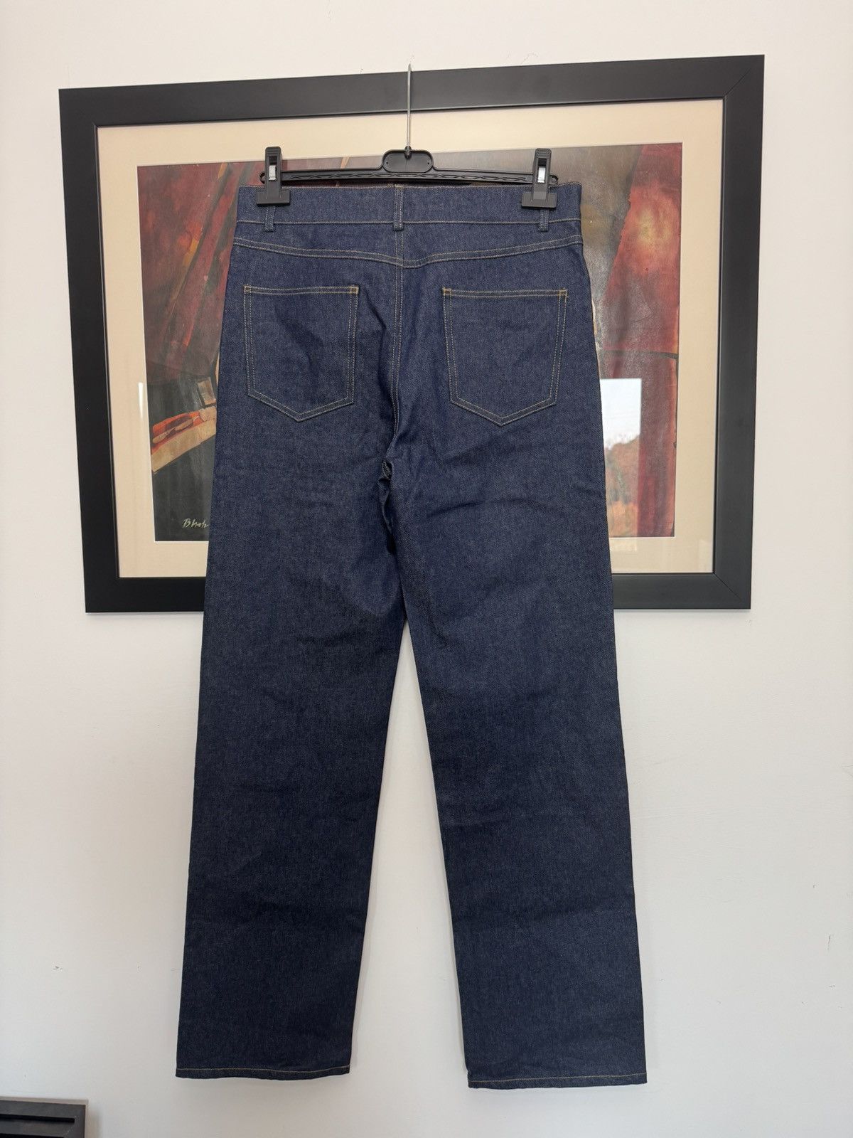 Ruben Kone Ruben Kone Indigo Raw Denim Jeans Blue High Quality Rare Size US 30 / EU 46 - 2 Thumbnail